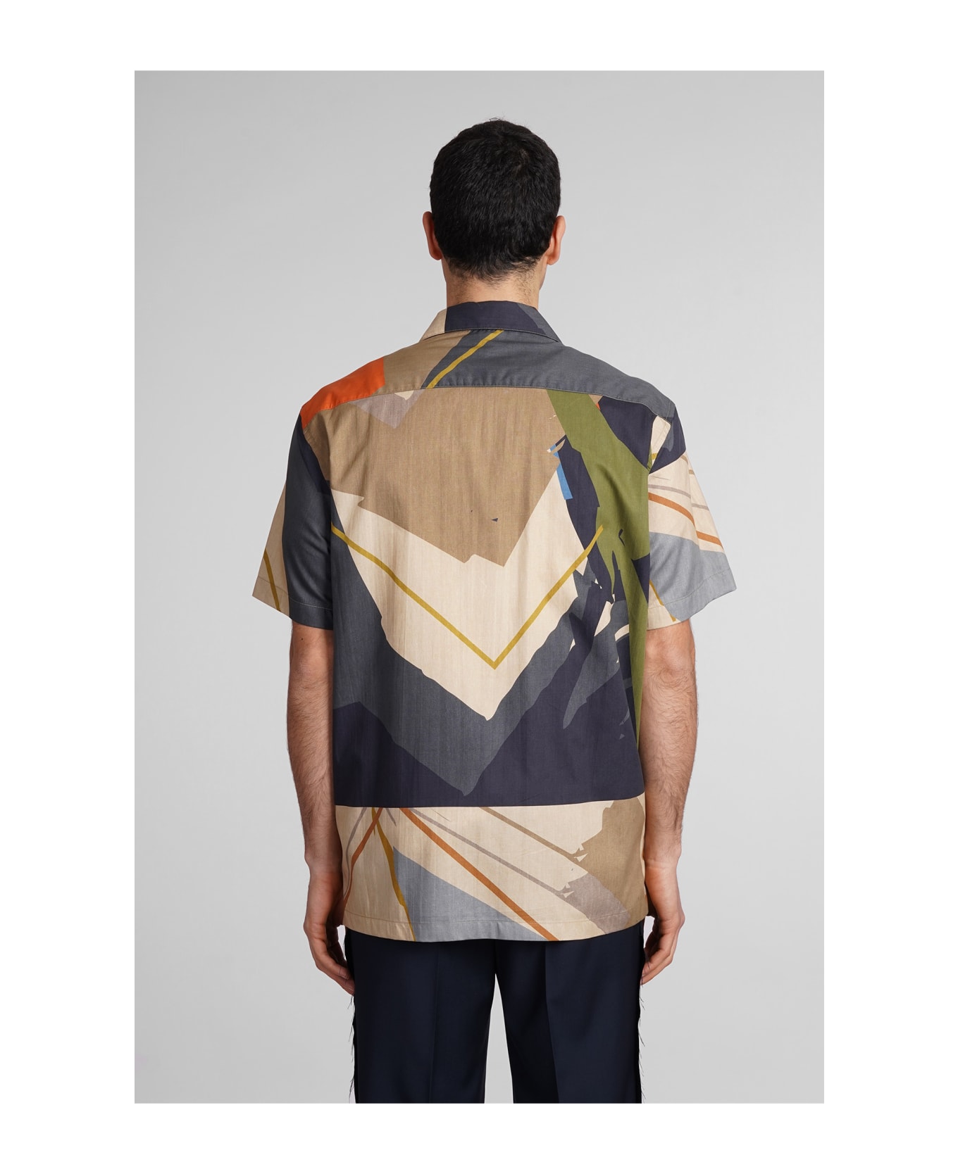 Paura Jeremy Shirt In Multicolor Cotton - multicolor