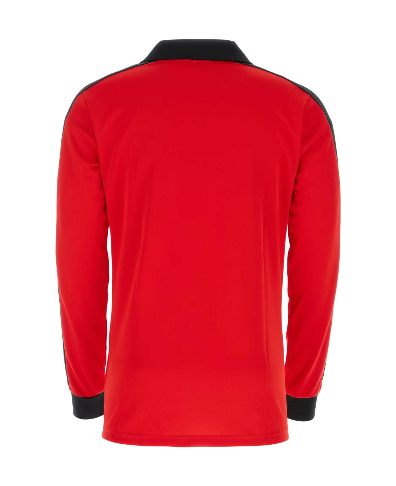 Wales Bonner Red Polyester Oversize T-shirt - REDANDBLACK シャツ