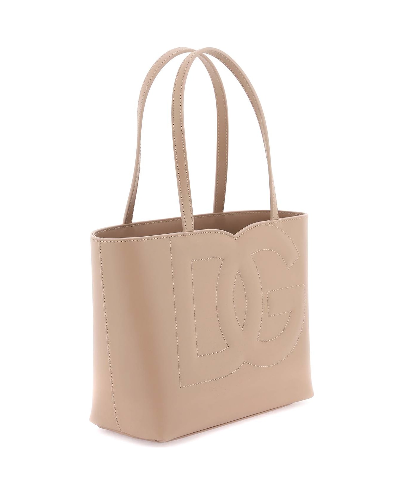 Barocco-print crossbody bag Bianco Embossed Logo Tote - CIPRIA (Pink)
