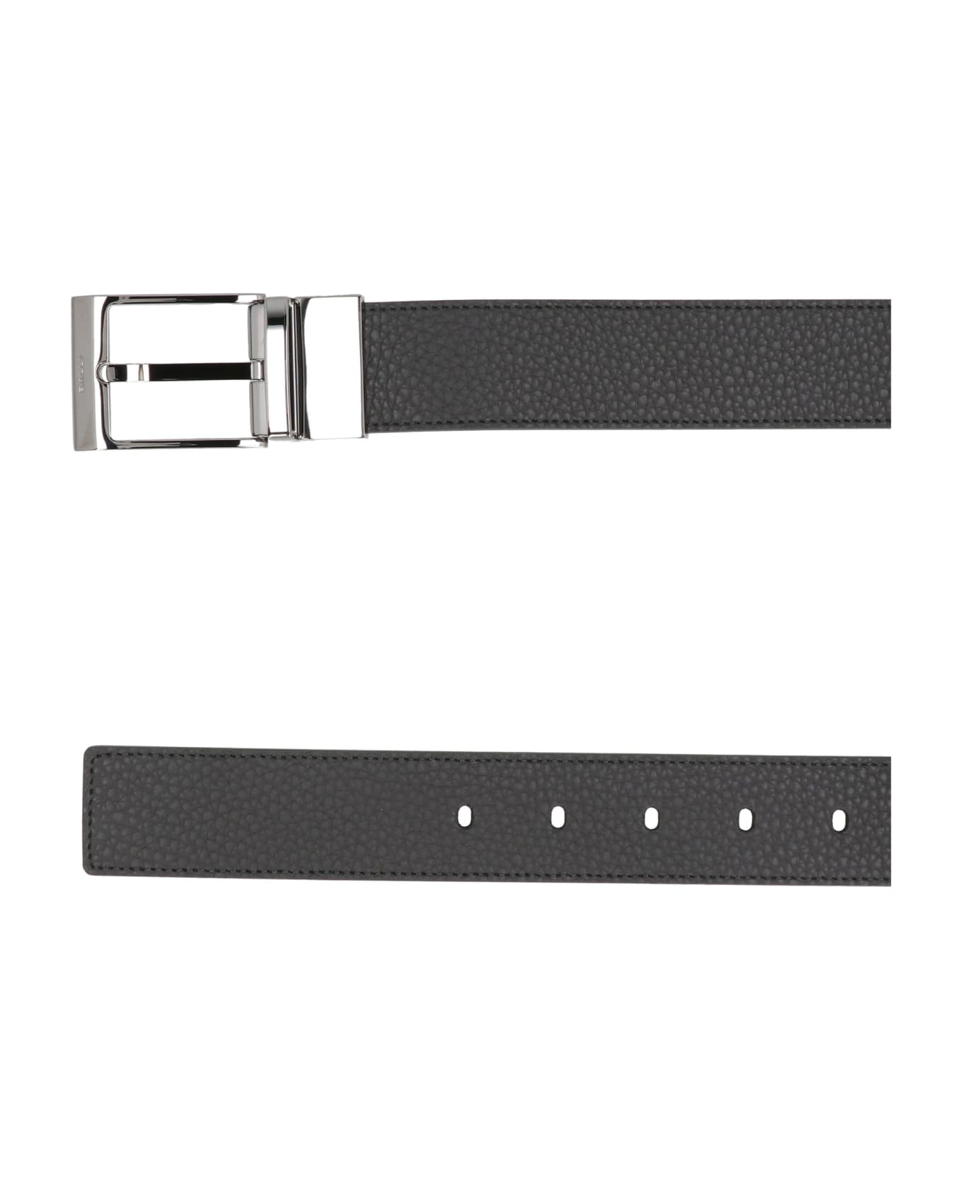 Bally Reversible Leather Belt - black