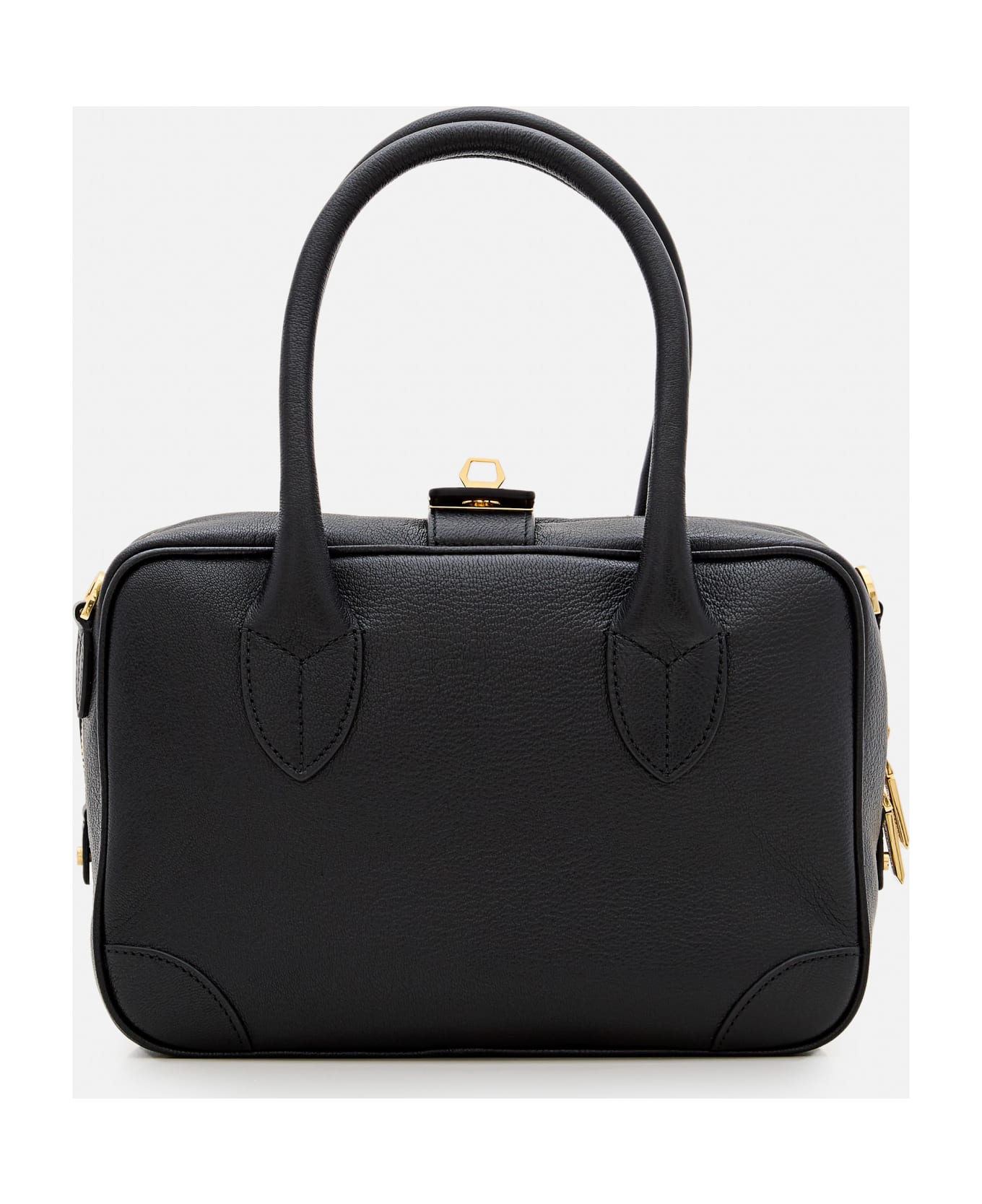 Golden Goose Vita Leather Handbag - Black