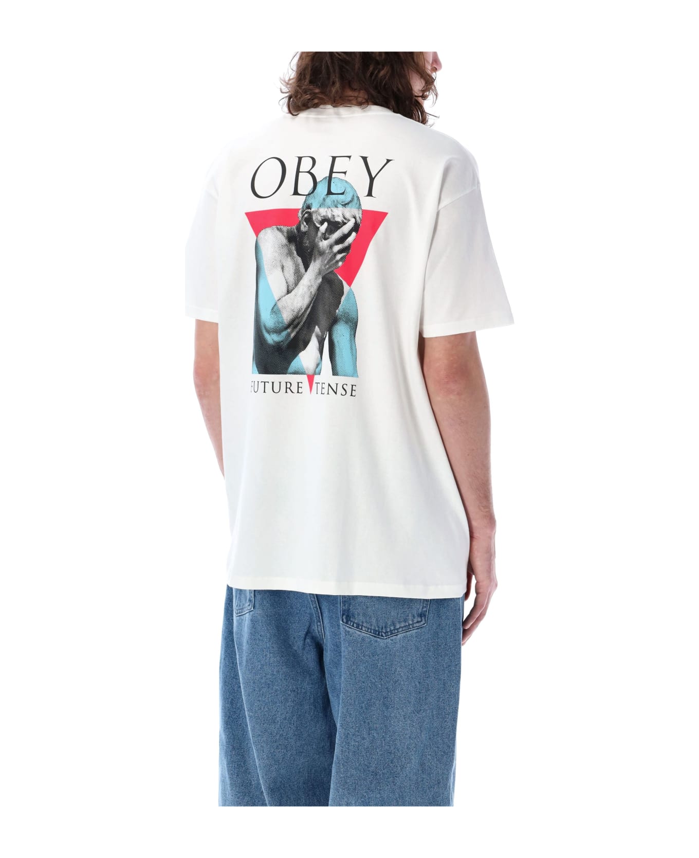 Obey Future Tense T-shirt - WHITE シャツ