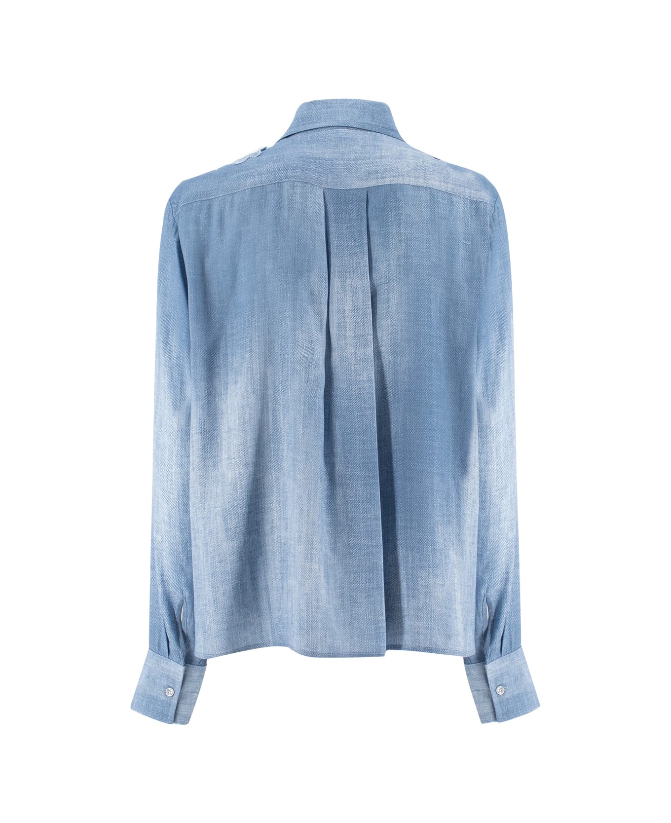 Ermanno Scervino Embroidered Denim Shirt - St.jeans