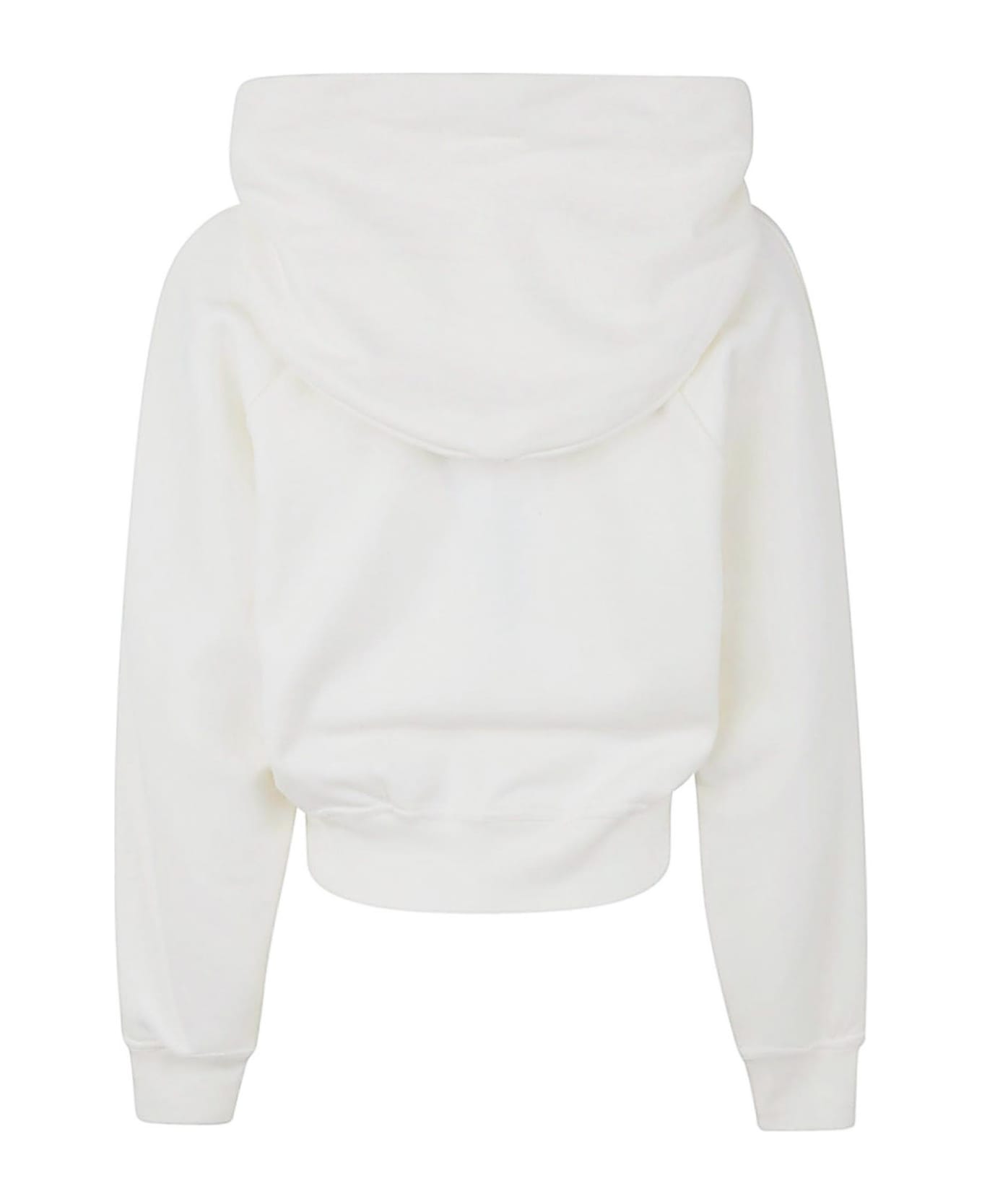Patou Natural White Organic Cotton Sweatshirt - White