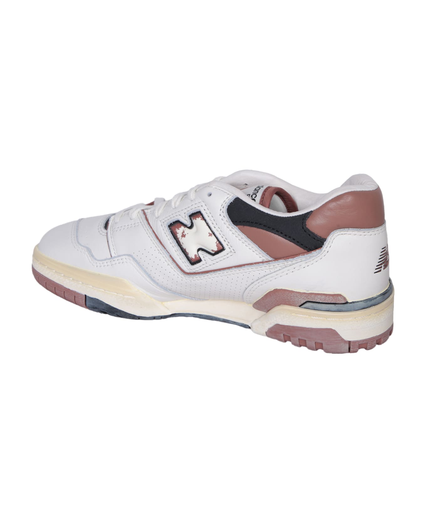 New Balance Bb550 White/brown Sneakers - White