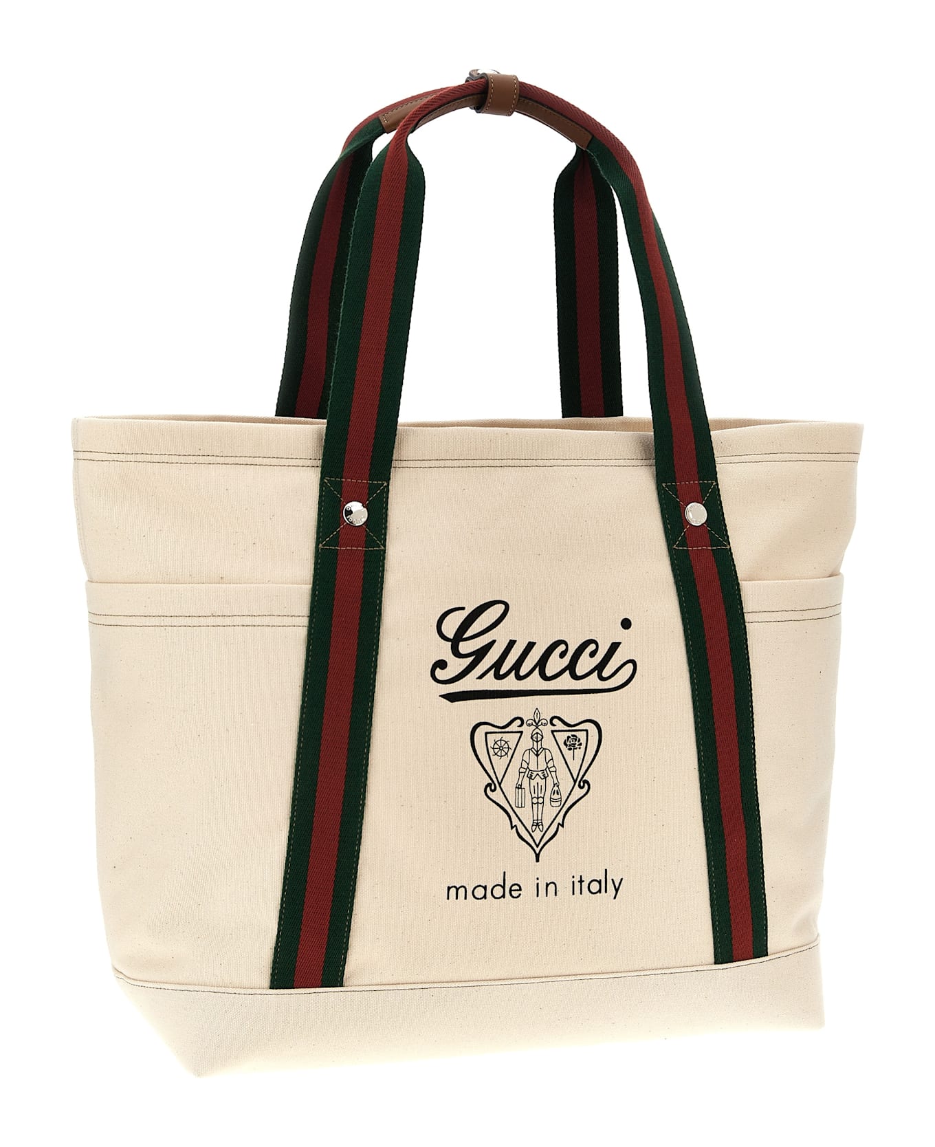Gucci Large Coat Of Arms Shopping - White