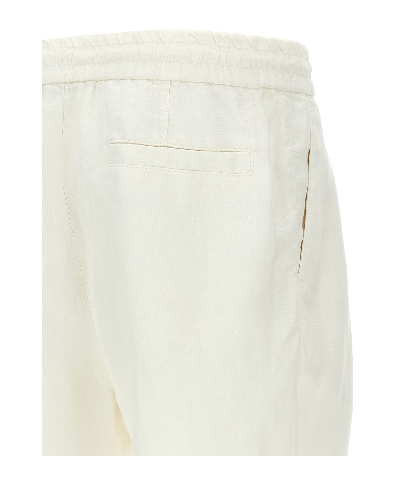 Brunello Cucinelli Linen Bermuda Shorts - White