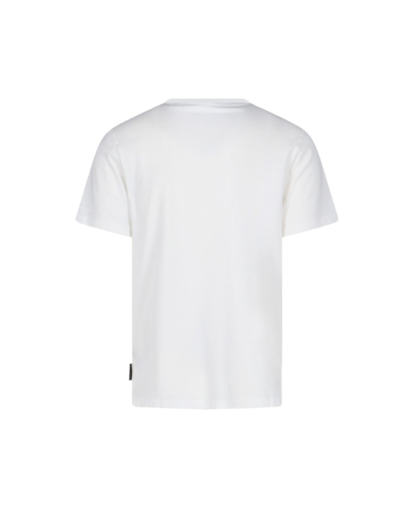 Moose Knuckles Logo T-shirt - WHITE シャツ