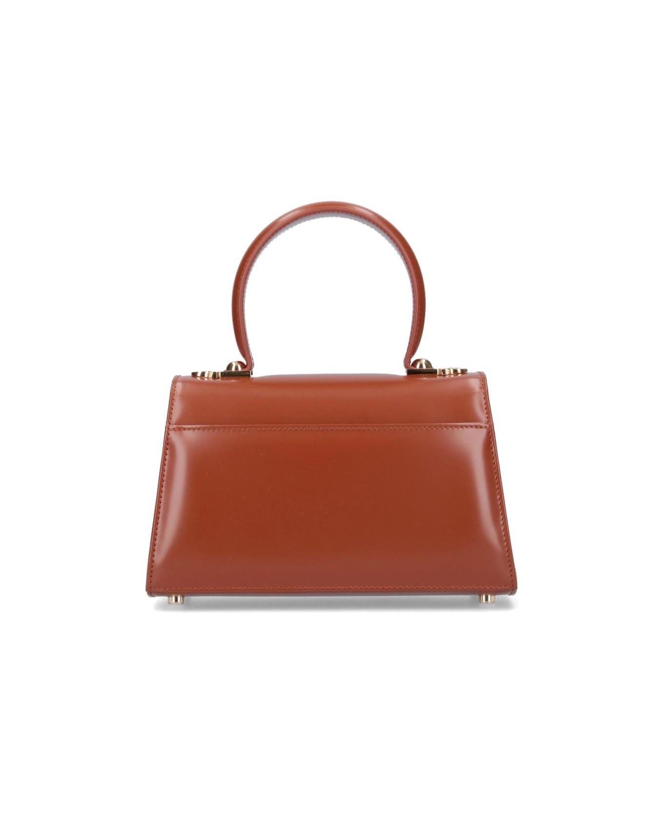 Ferragamo Iconic Handbag - Brown ショルダーバッグ