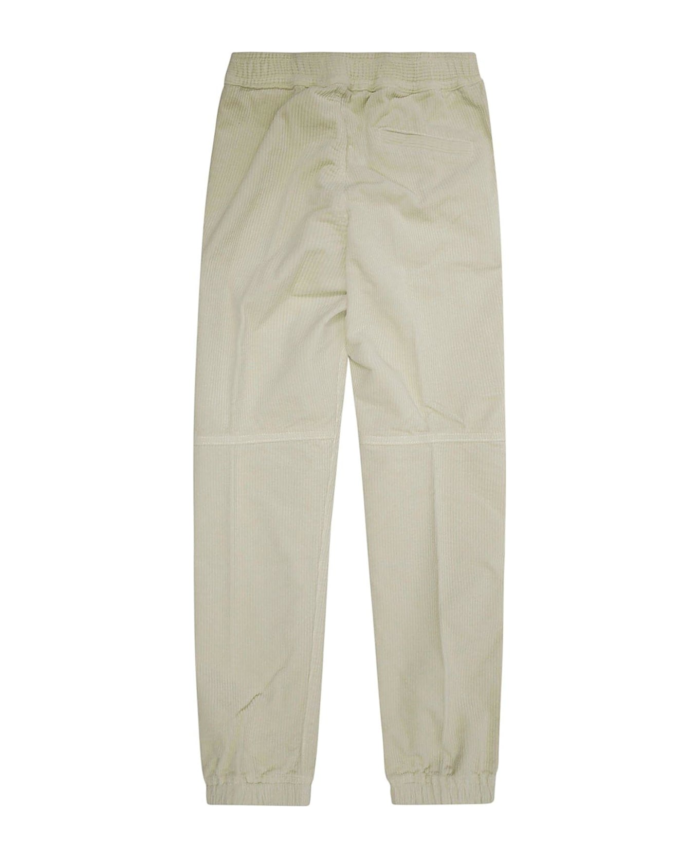 Stone Island Compass-badge Elasticated Waistband Trousers - Panna