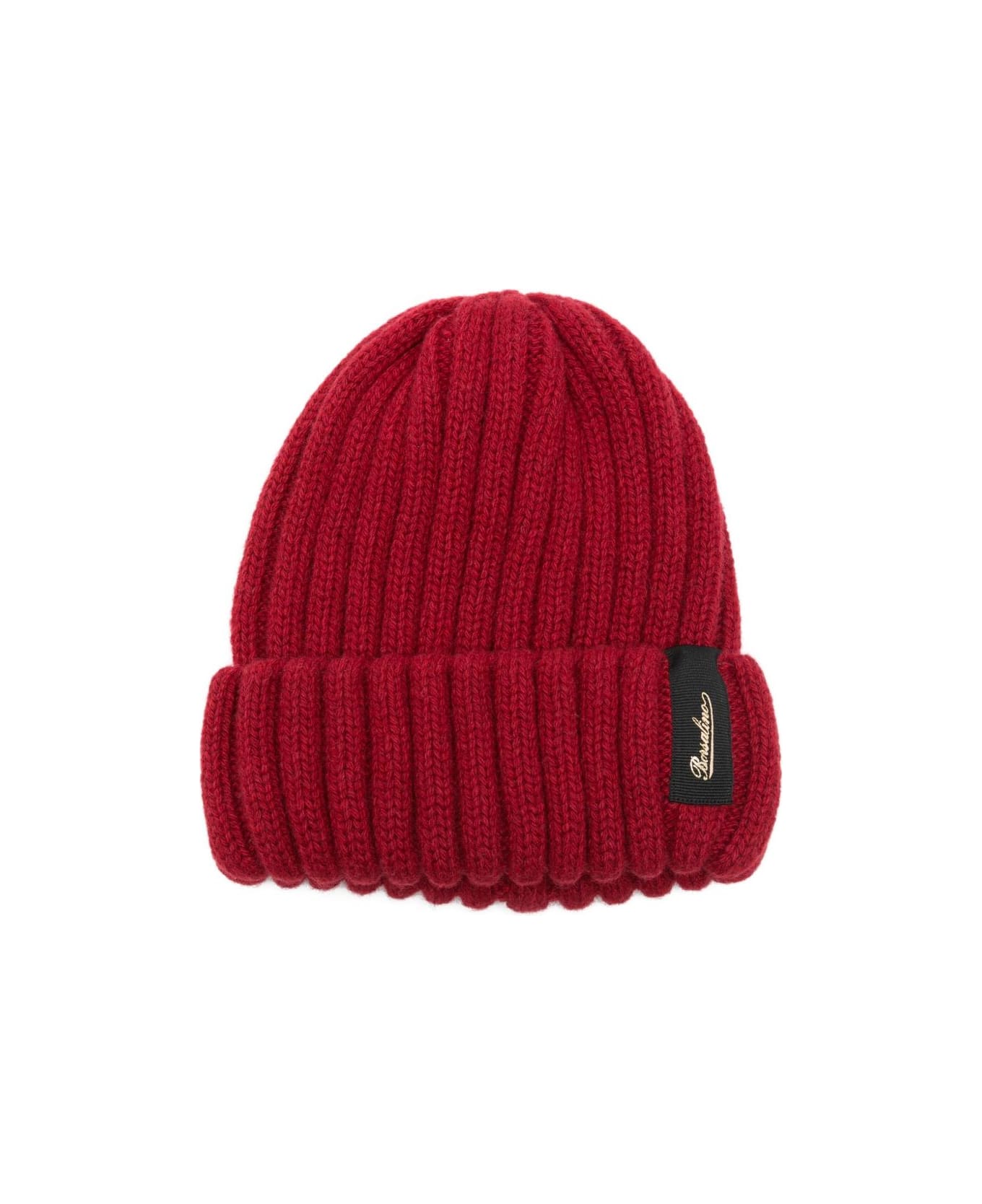 Borsalino Hill Cashmere Beanie - Bordeaux