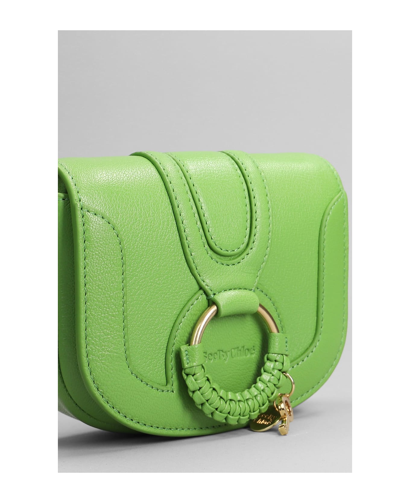 See by Chloé Hana Mini Shoulder Bag In Green Leather - green