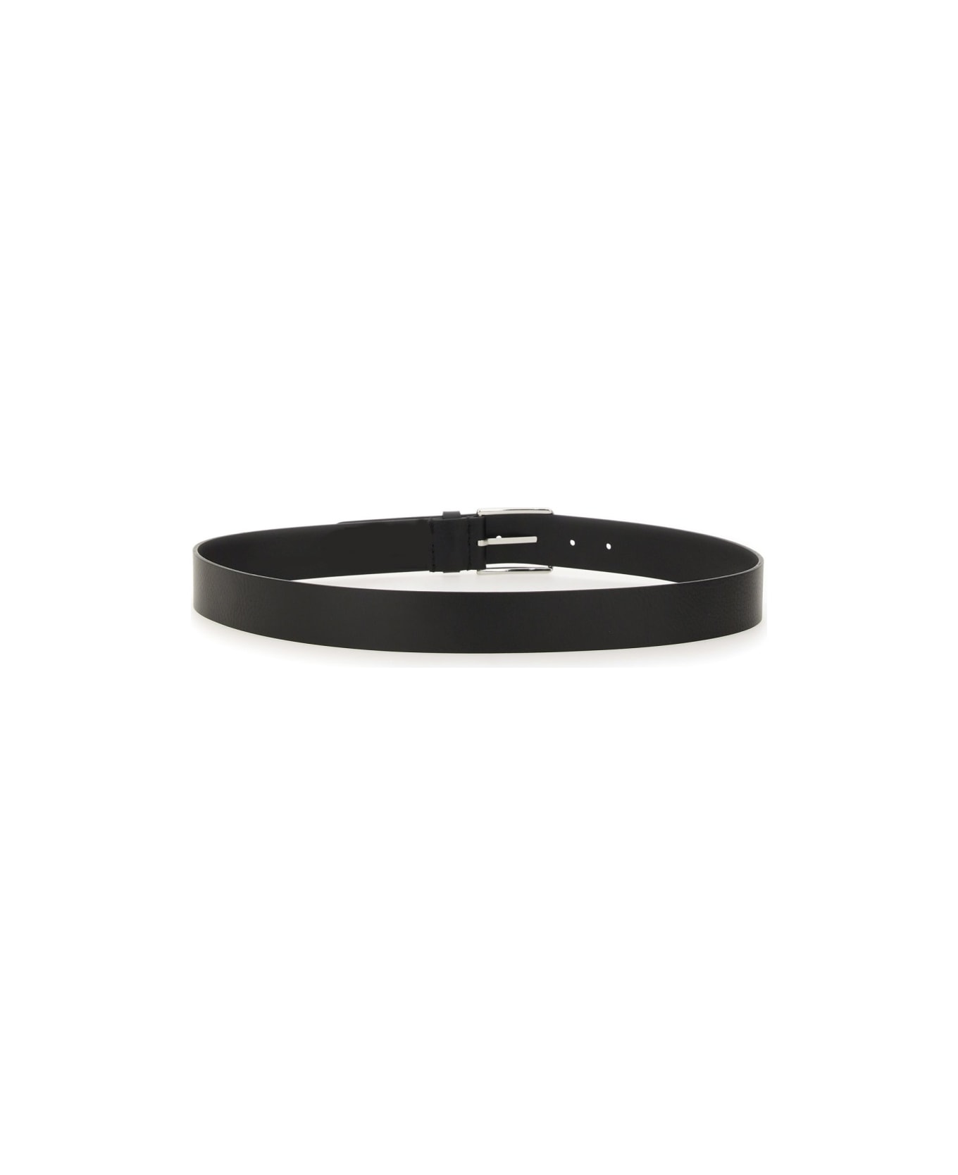 Hugo Boss Leather Belt - BLACK