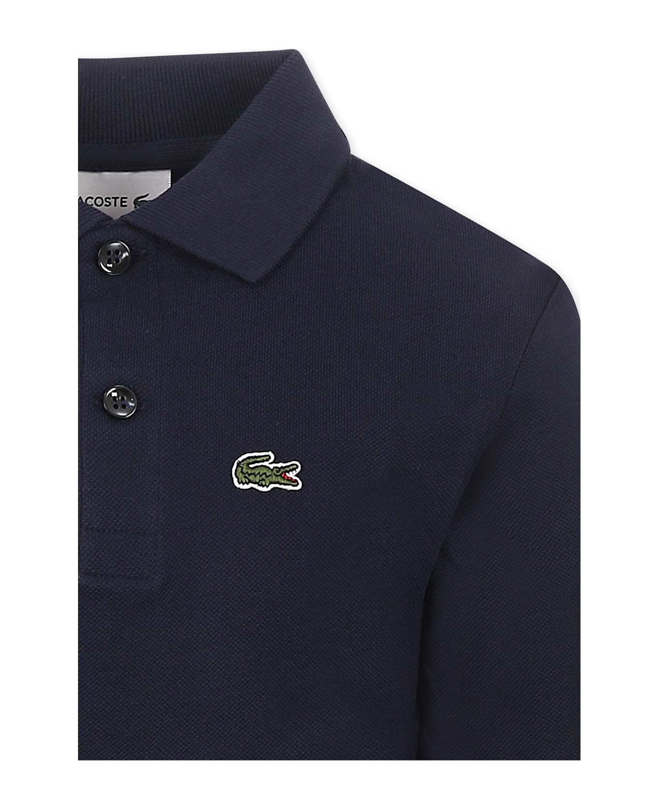 Lacoste Blue Polo Shirt For Boy - Blue