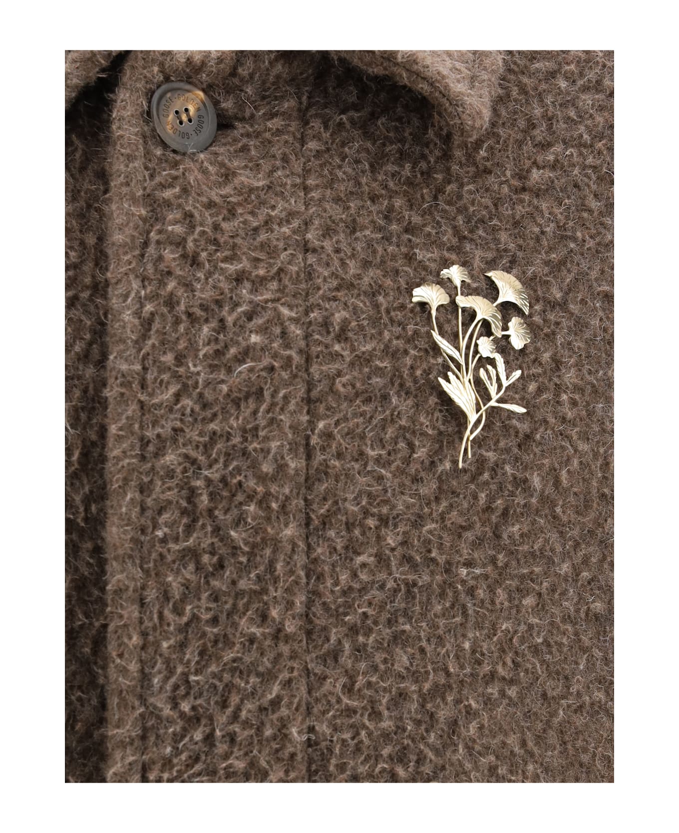 Golden Goose Journey M
s Sb Car Coat Wrinkled Wv - Brown