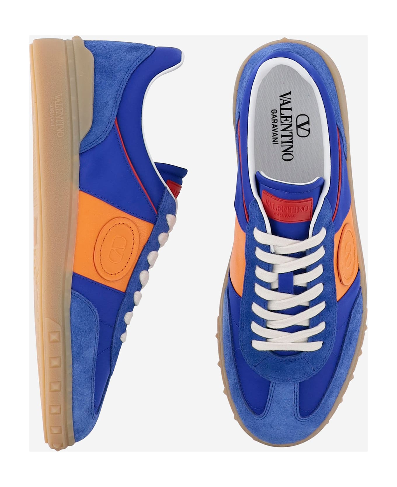 【関税&送料込】Valentino Garavani Multicolor Suede Upvillag Valentino garavani 