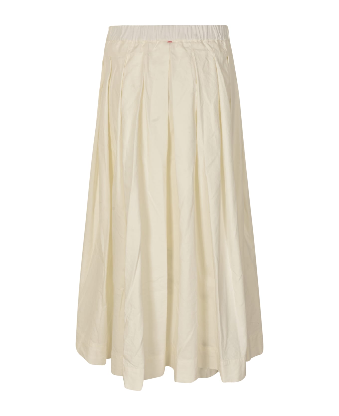 Casey Casey Elastic Waist Flare Skirt - Off White
