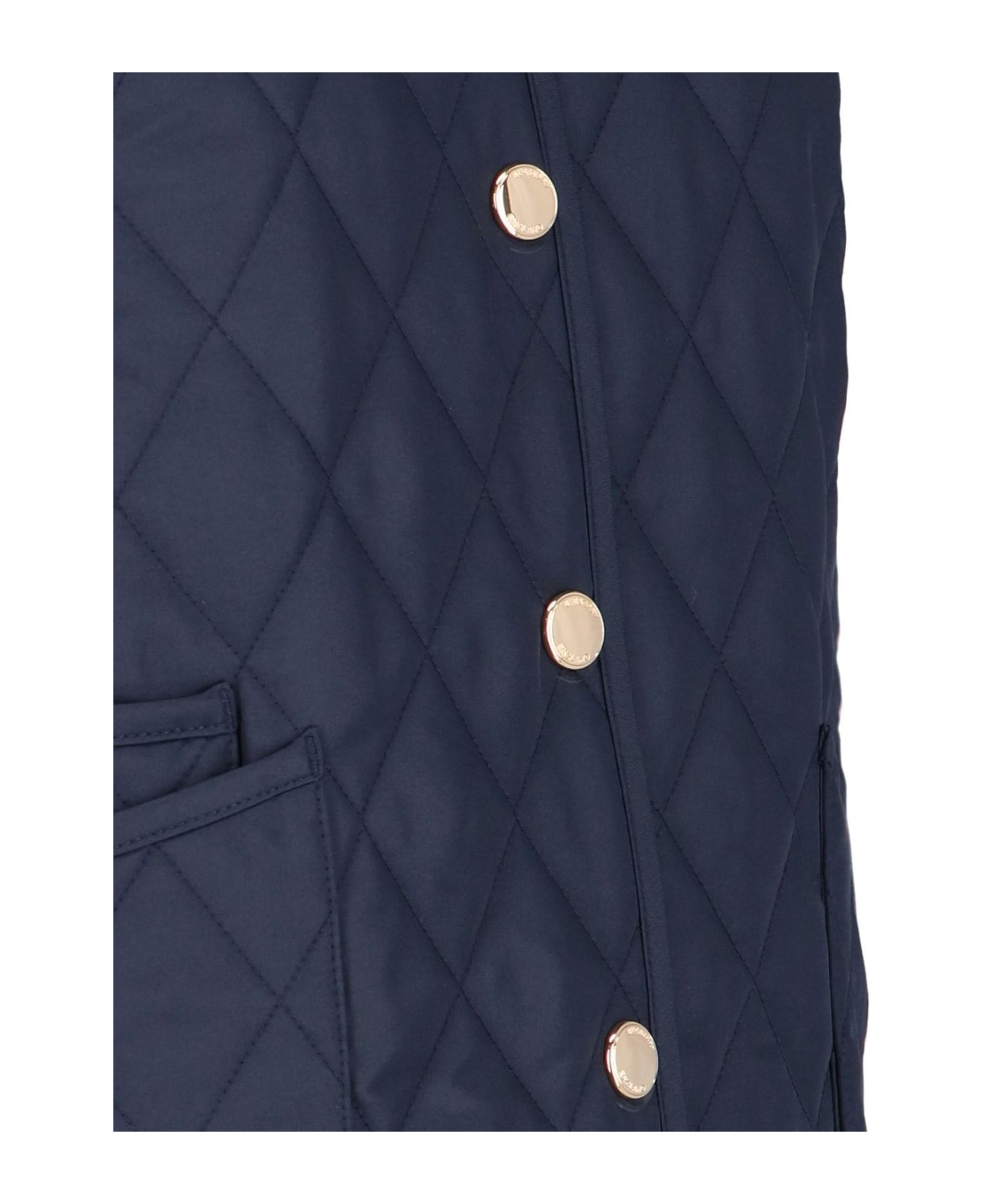 Burberry Quilted Jacket - Blue