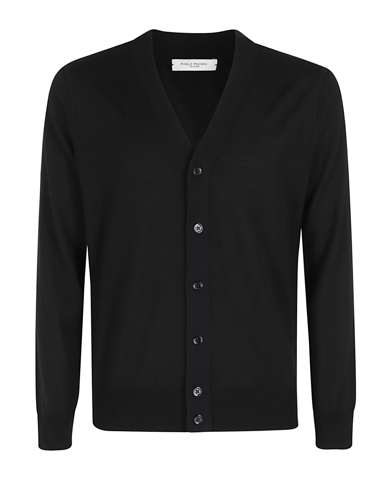 Paolo Pecora Maglia Cardigan - Nero