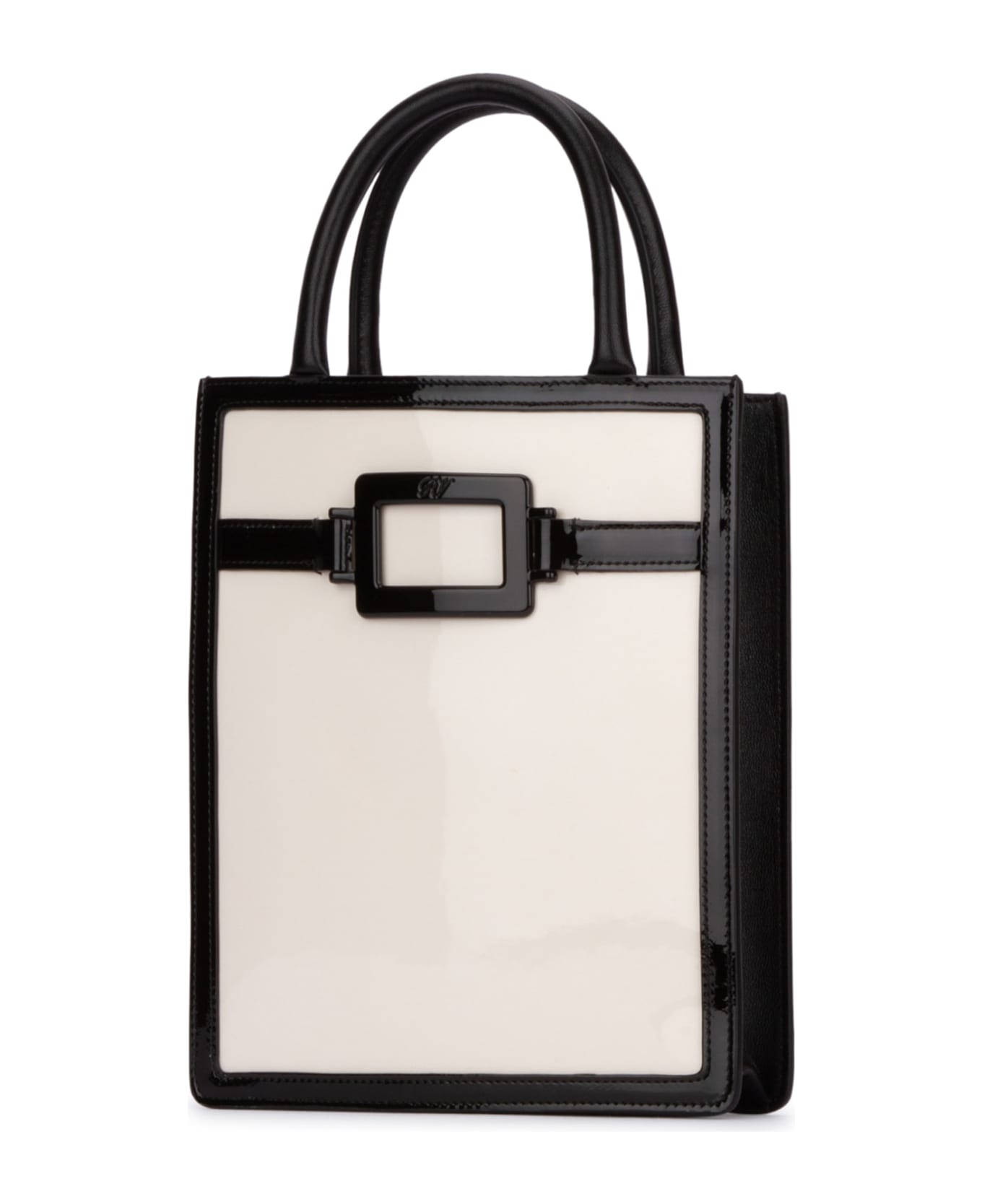 Roger Vivier Belle Vivier Voyage Tote - White