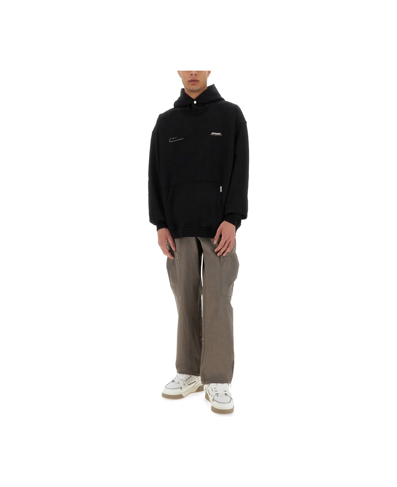 REPRESENT "patron Of The Club" Hoodie - BLACK