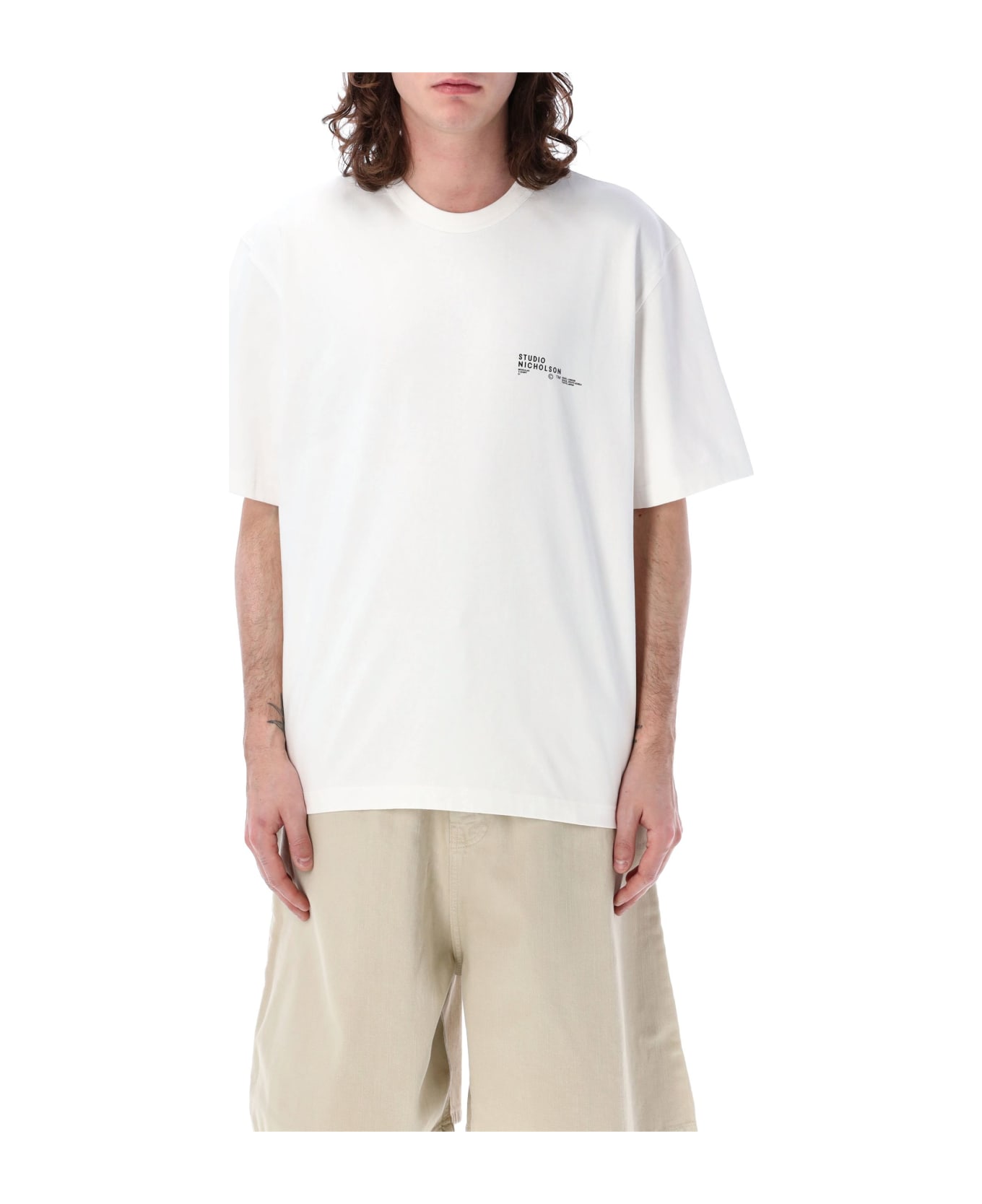Studio Nicholson Module T-shirt - WHITE シャツ