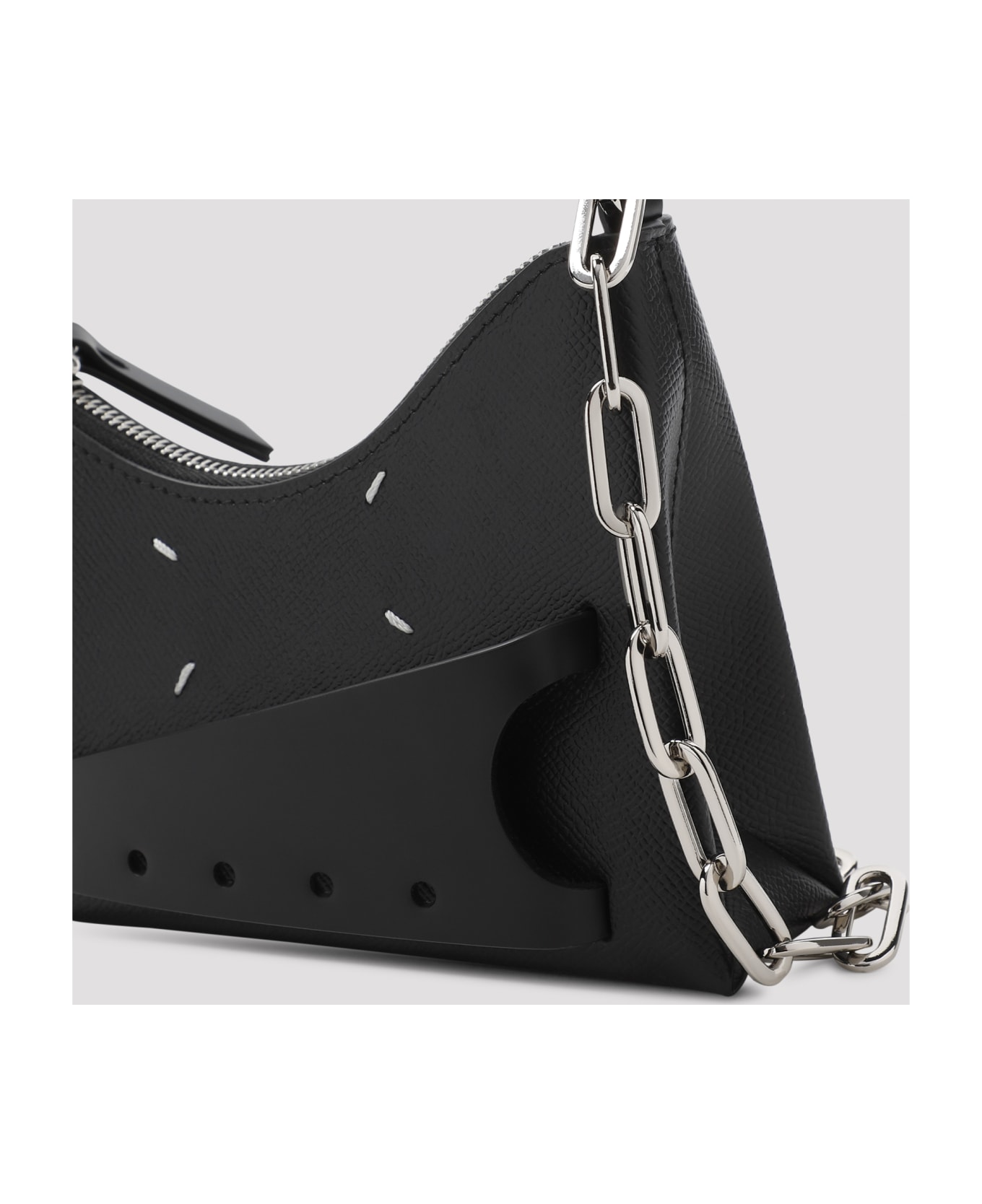 Maison Margiela Snatched Micro Hobo Bag - Black