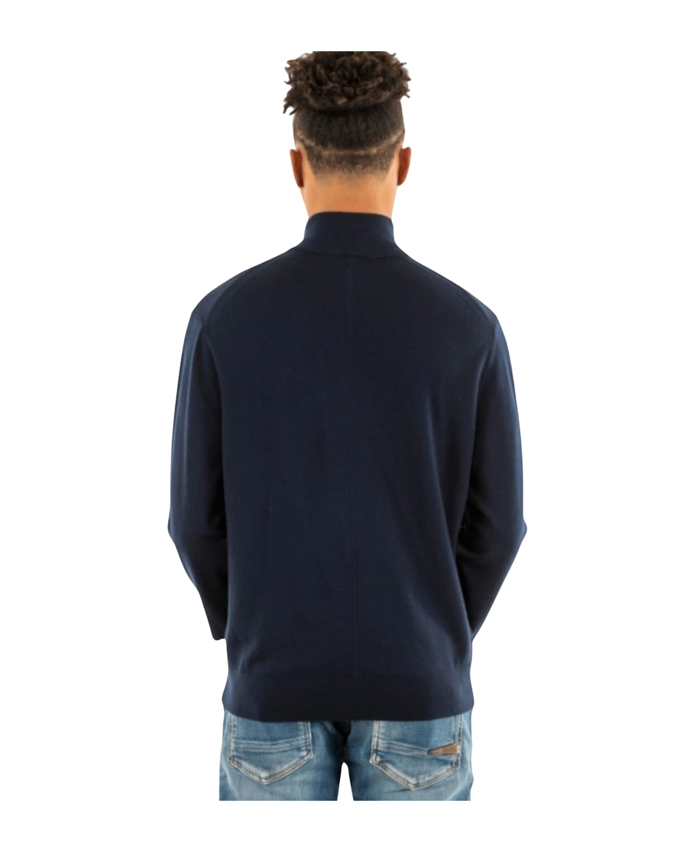 Calvin Klein Wool Crewneck Sweater - Blue