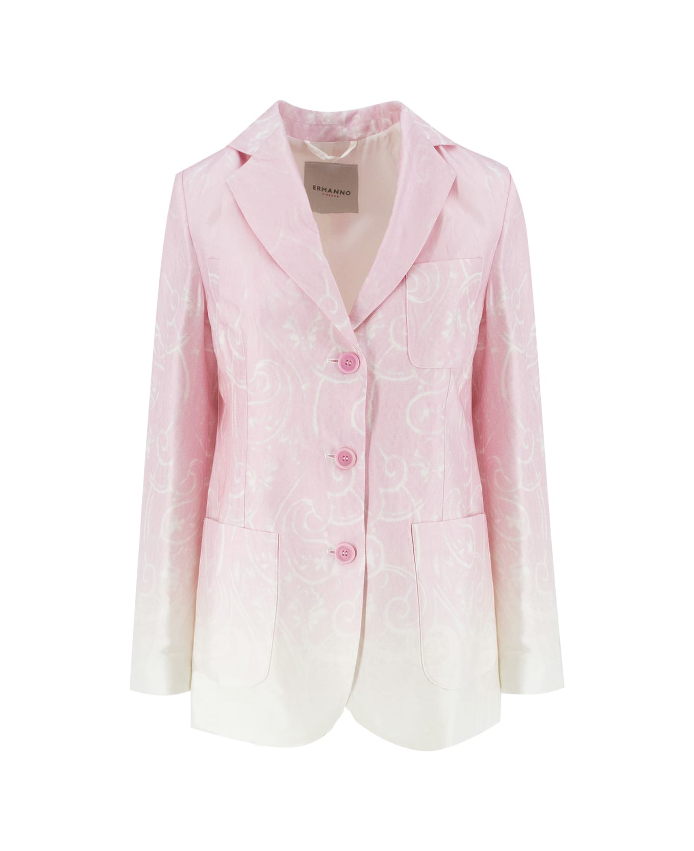 Ermanno Firenze Jacket - ROSA/WHITE