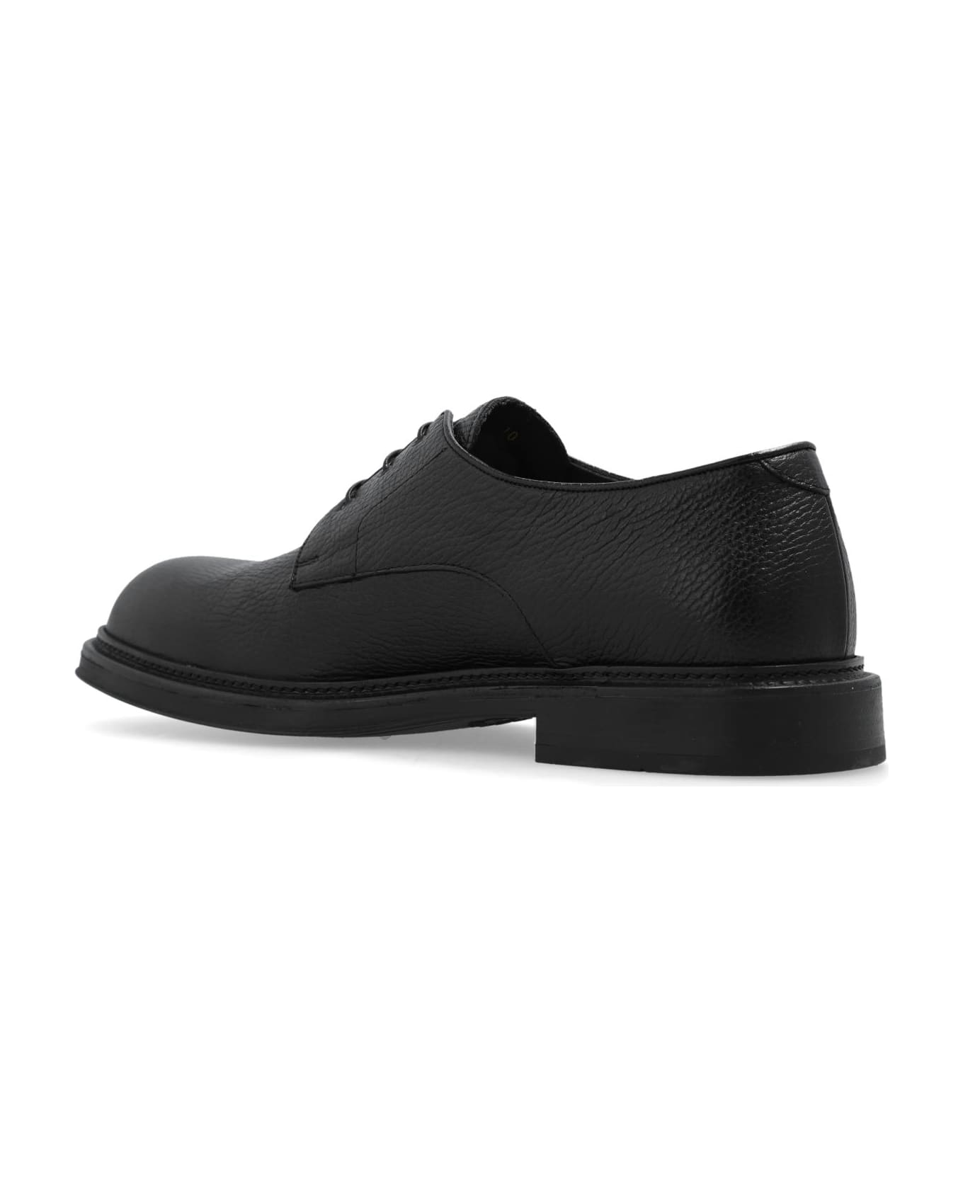 Emporio Armani Leather Shoes - Black