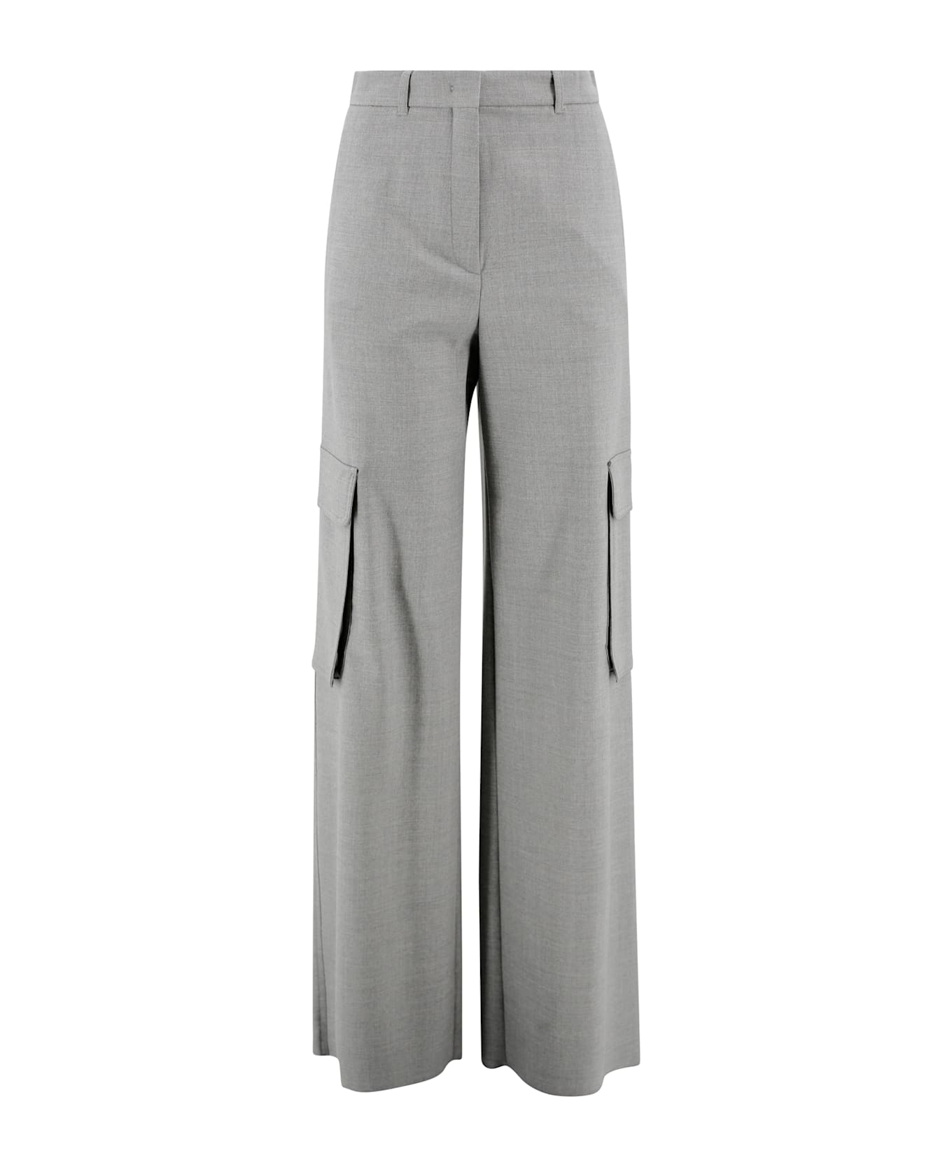 Max Mara Studio Wool Cargo Trousers