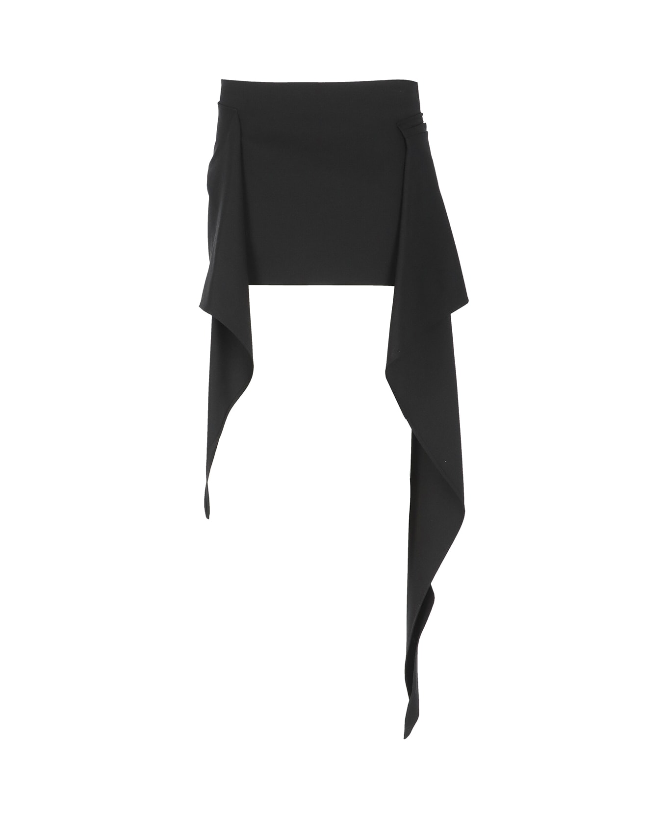 The Attico Riley Mini Skirt - Black
