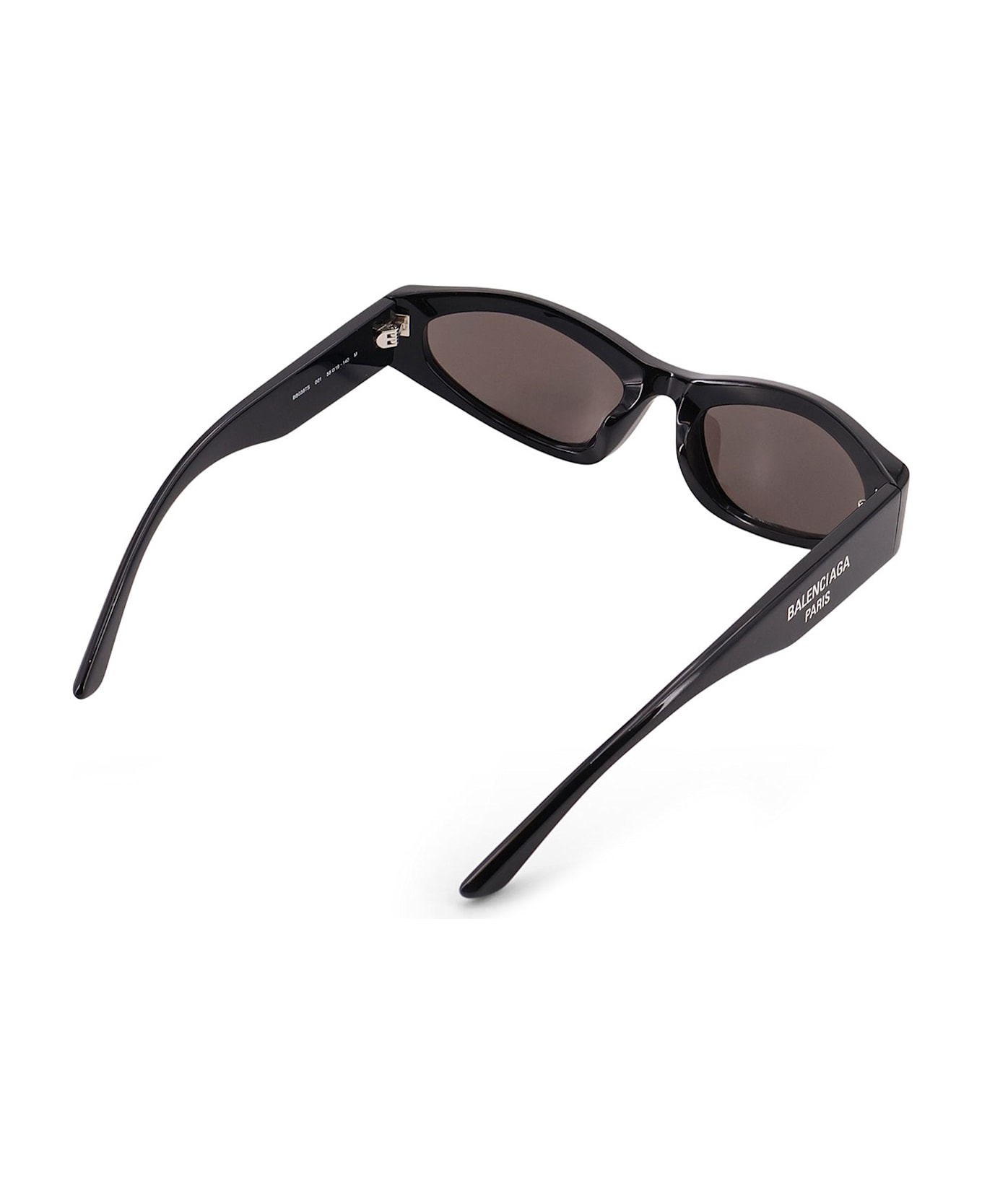 Balenciaga Logo Cat Acetate Sunglasses - Black