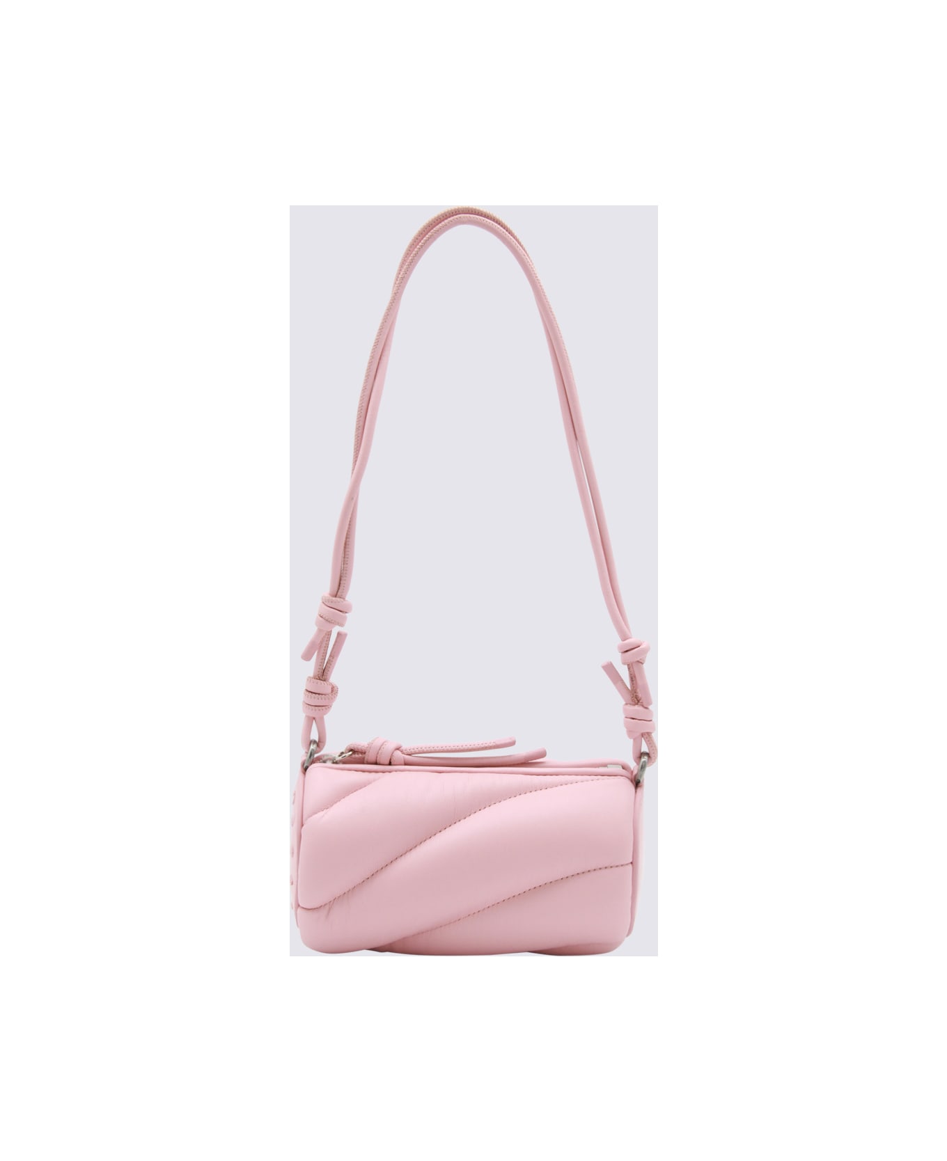 Fiorucci Pink Leather Shoulder Bag - BABY PINK