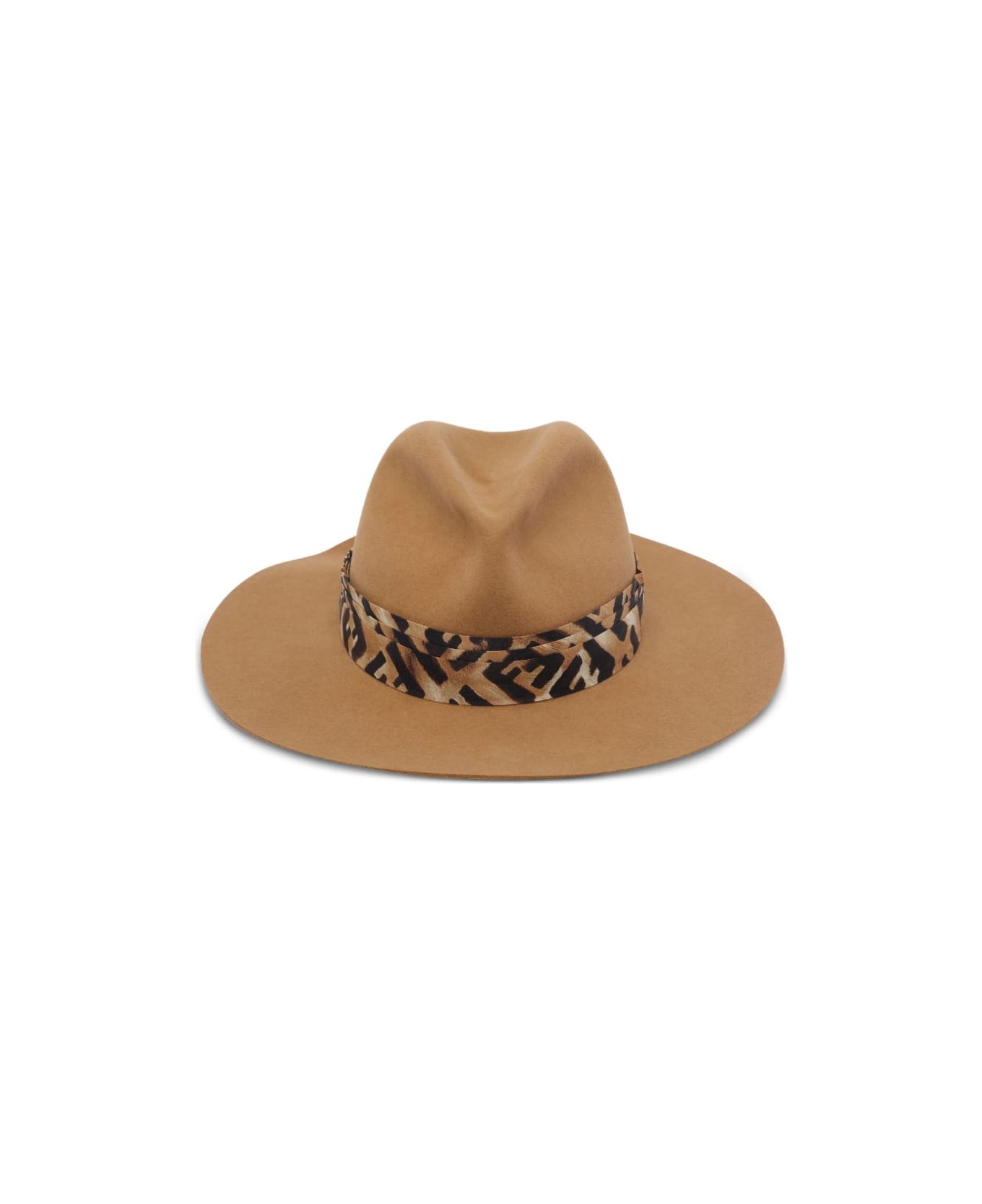 Fendi Wool Hat - Camel