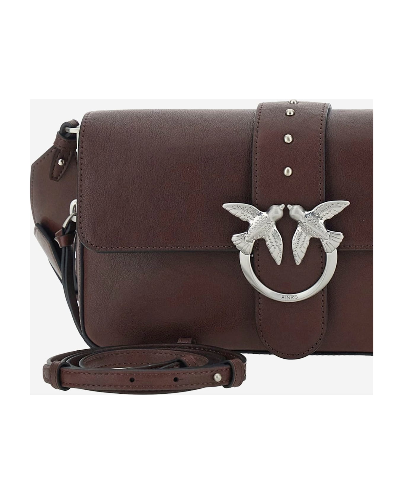 Pinko Classic Love Bag Slouchy Shoulder Bag - Brown