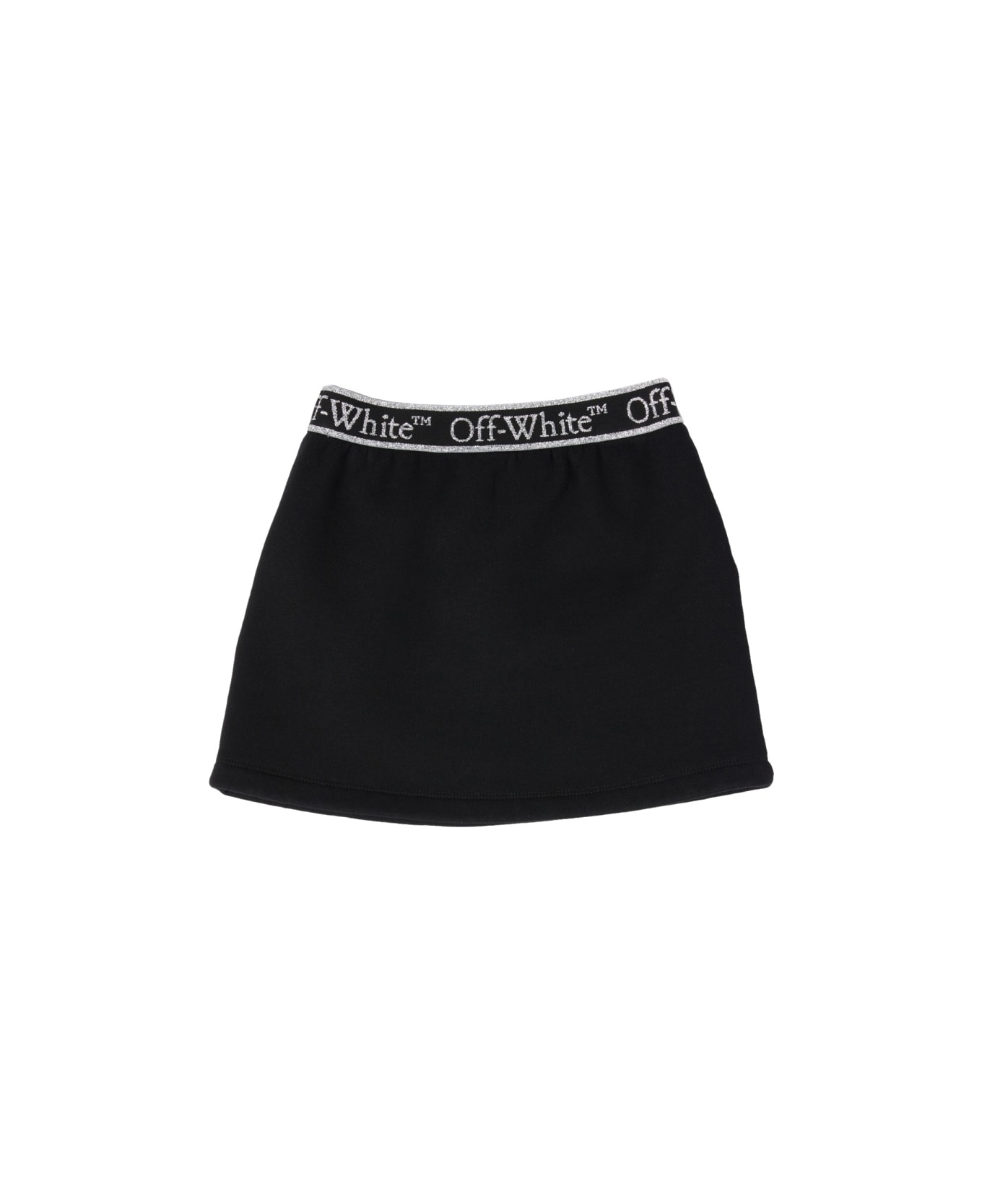 Off-White "bookish" Logo Skirt - BLACK