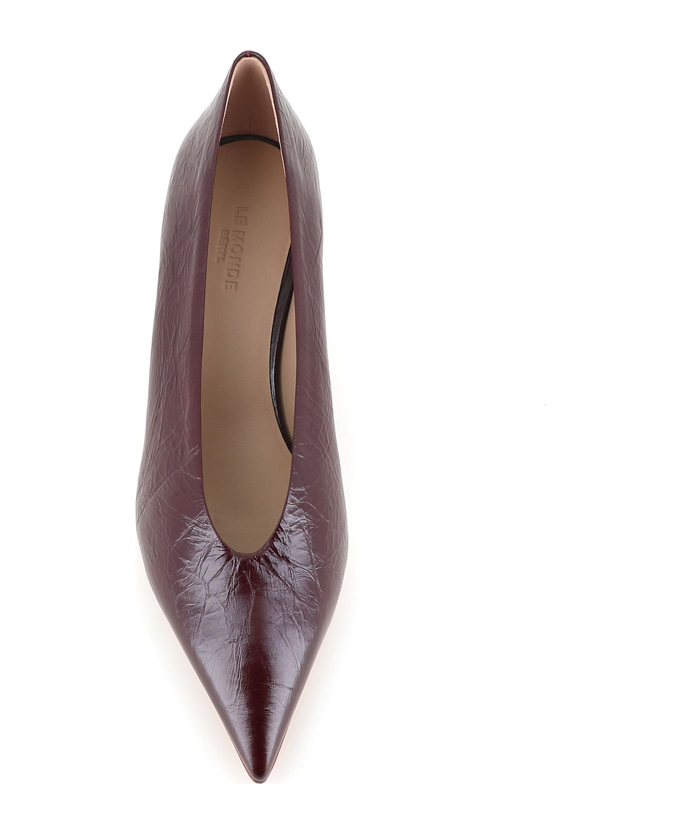 Le Monde Beryl Décollette Babouche Kitten Heel - Bordeux