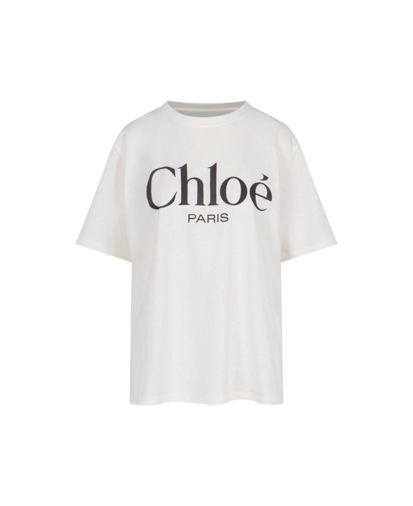 Chloé Logo T-shirt - WHITE