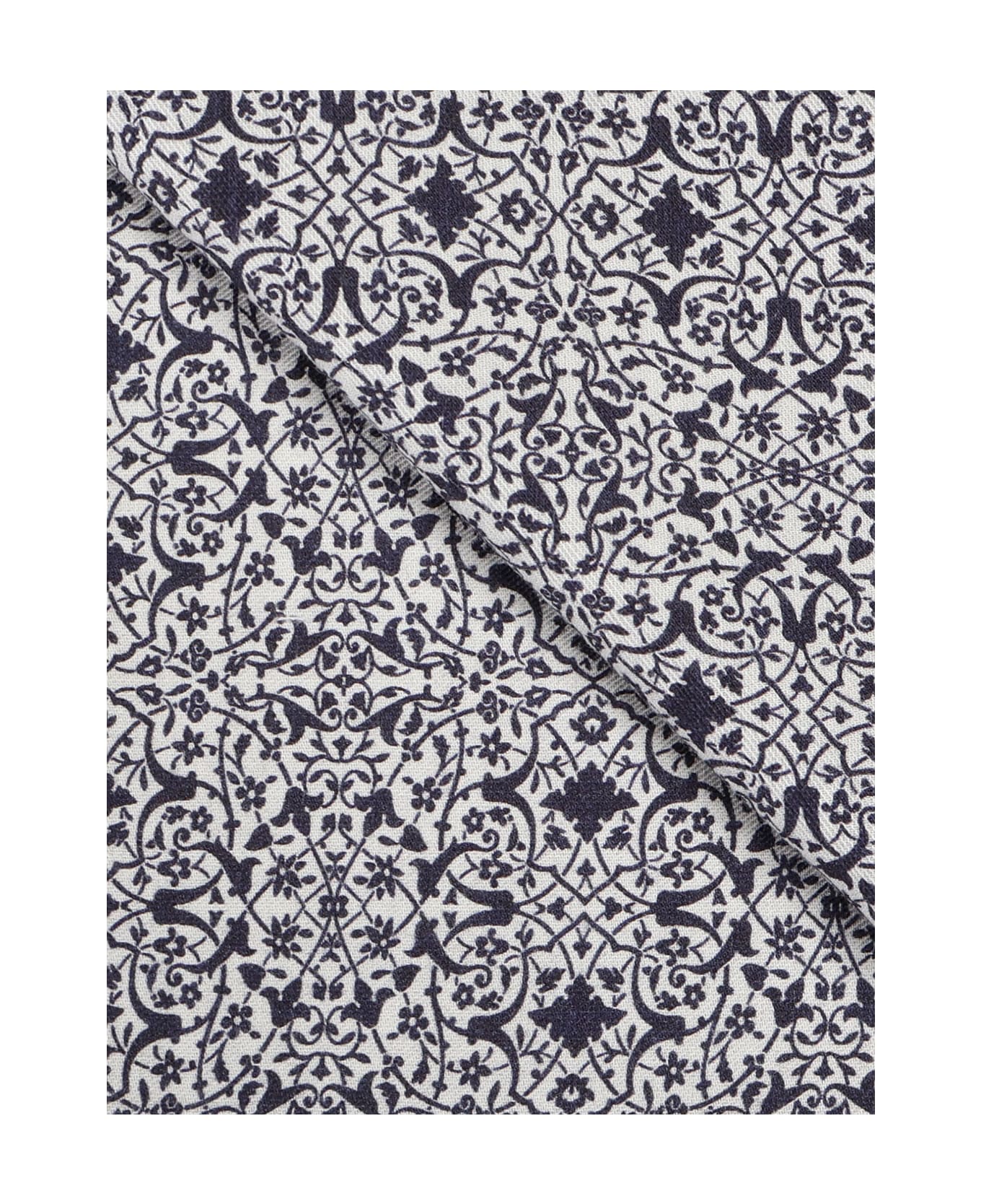 Eleventy Wool Scarf - Blue