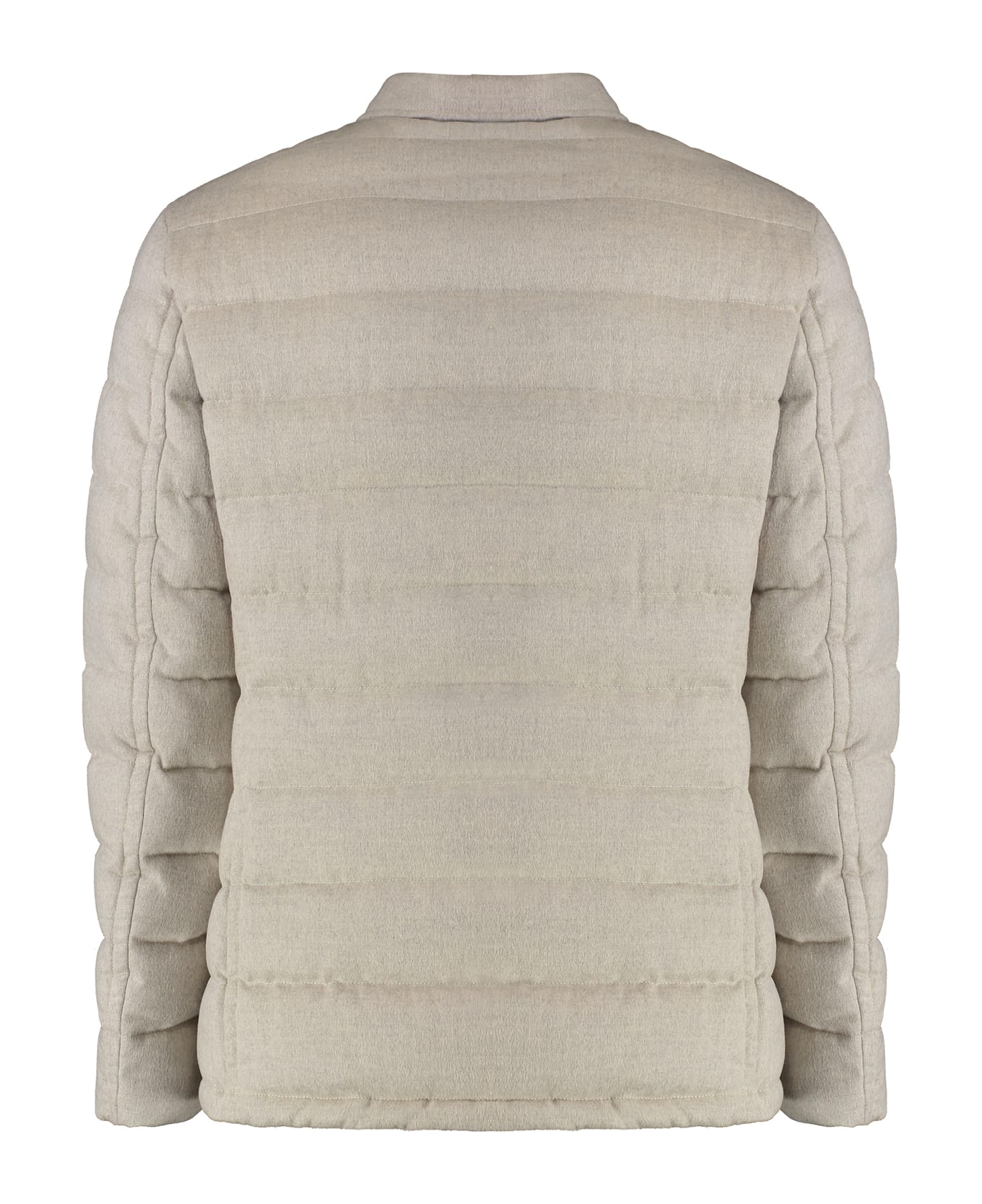 Moorer Zayn Wool-cashmere Blend Two-button Blazer - grey