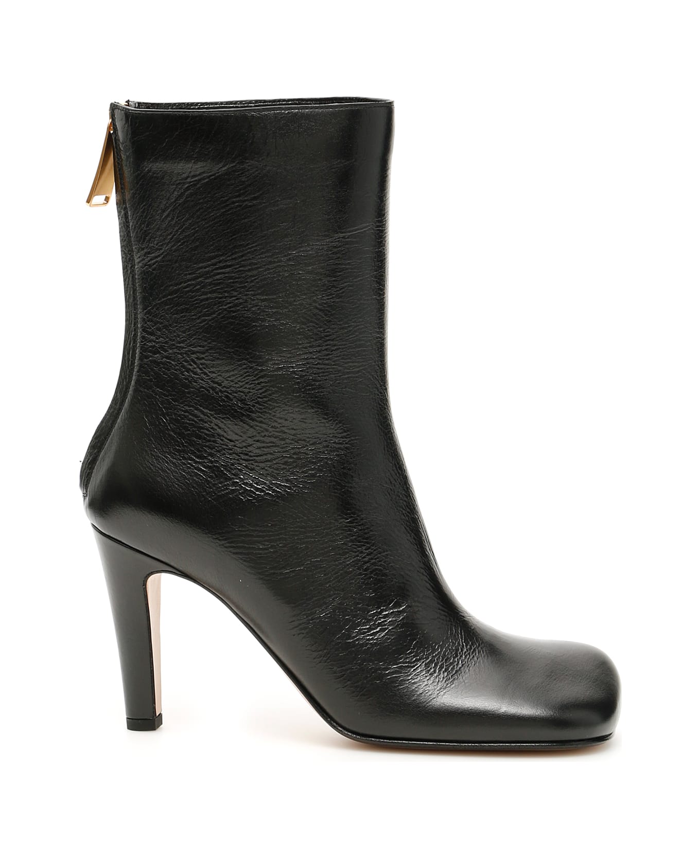 Bottega Veneta Laville Calfskin Booties - NERO (Black)