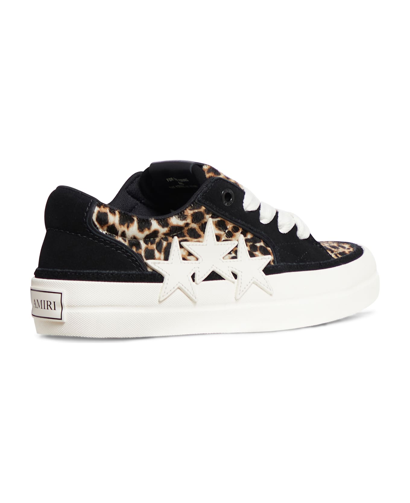 AMIRI Leopard Sunset Skate Low-top Sneakers - BLACK