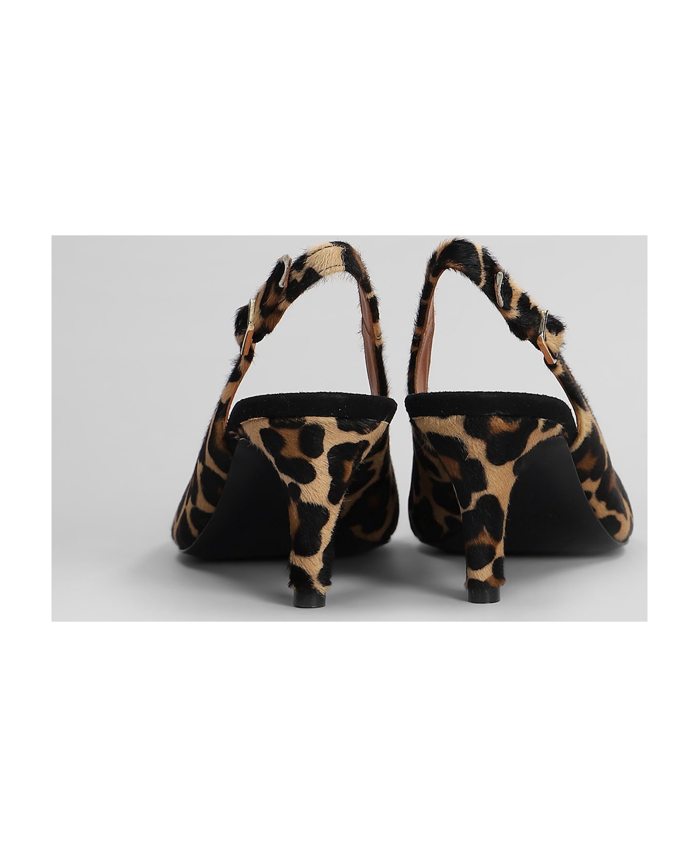 Via Roma 15 Pumps In Animalier Pony Skin - Animalier