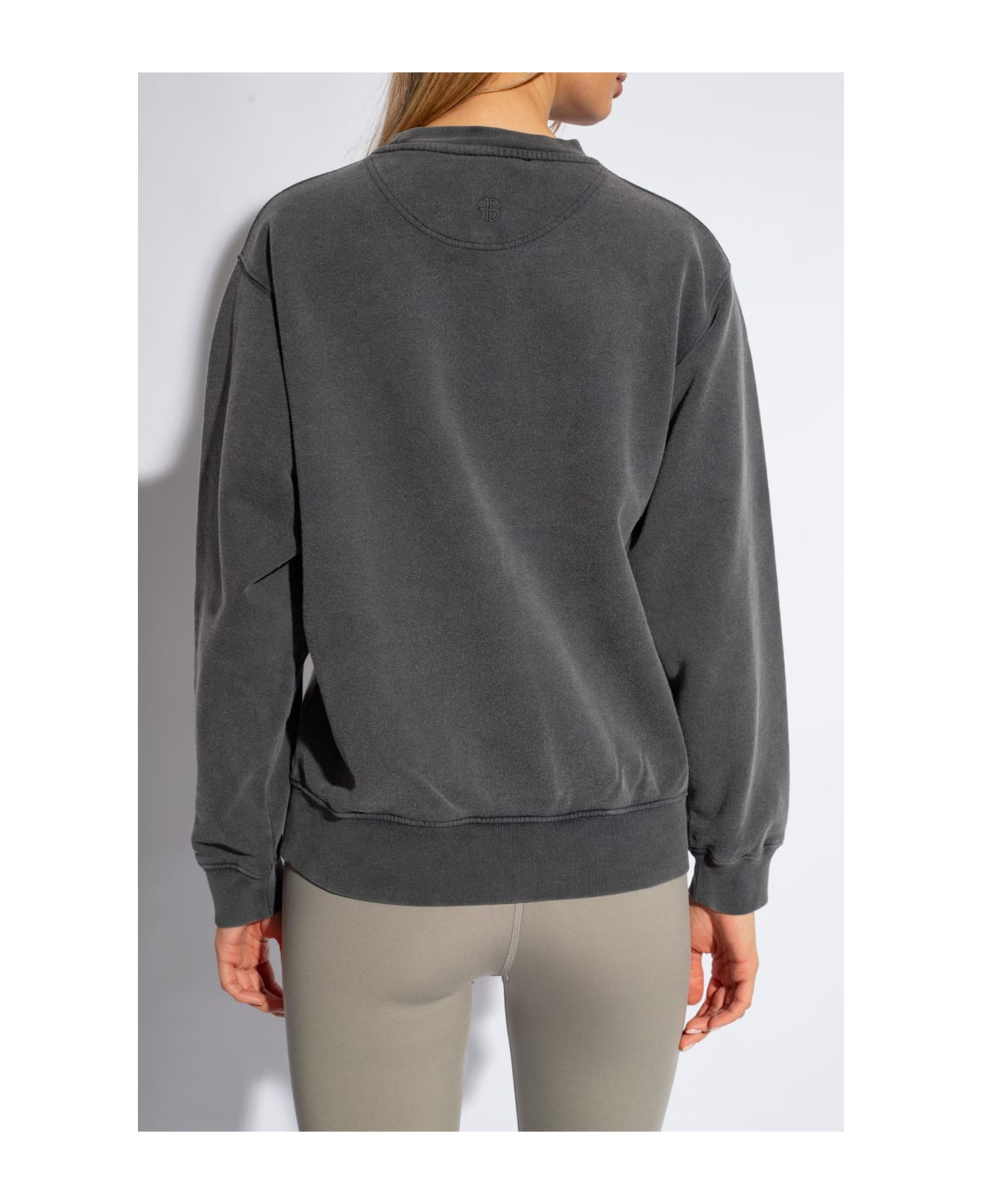 Anine Bing 'ramona' Printed Sweatshirt - GREY