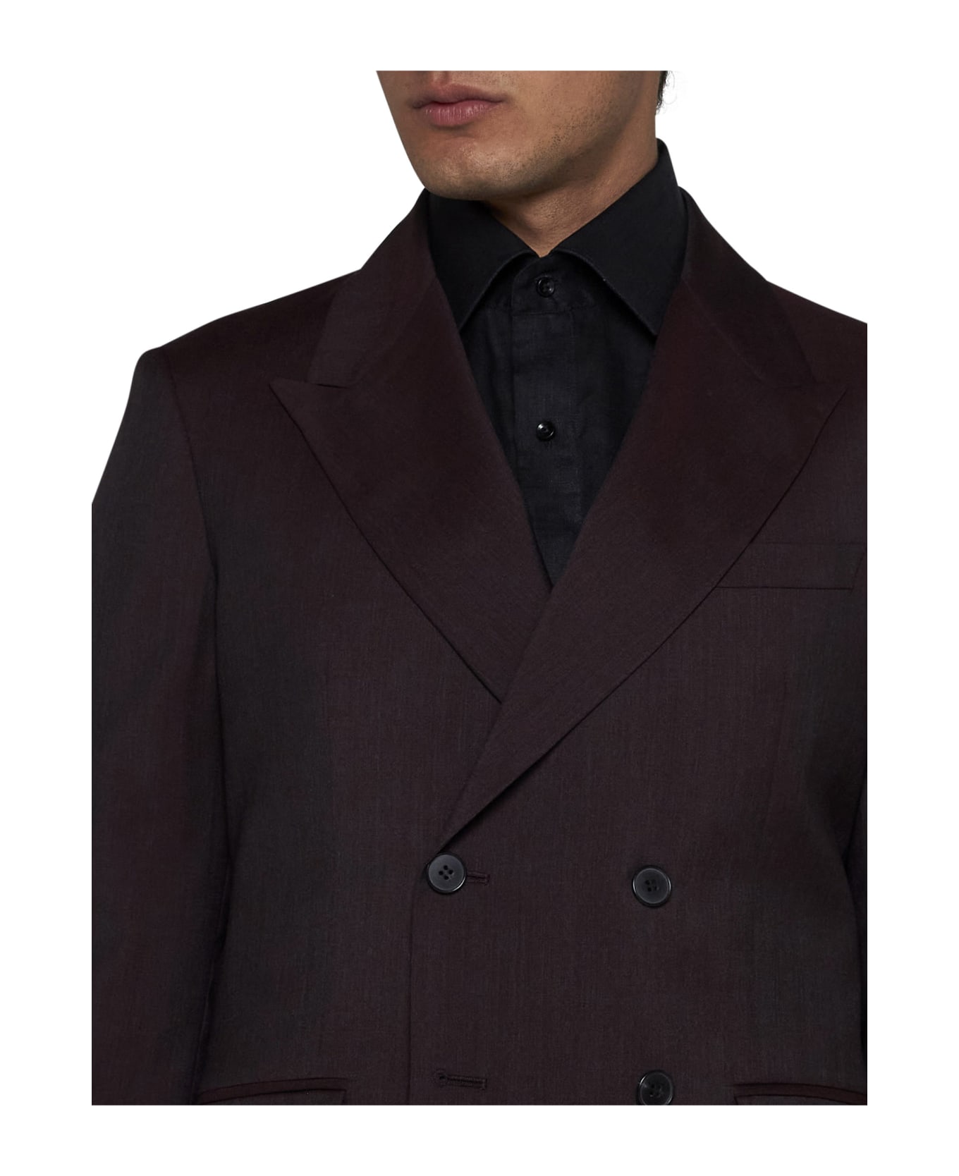 Low Brand Suit - Black rum スーツ
