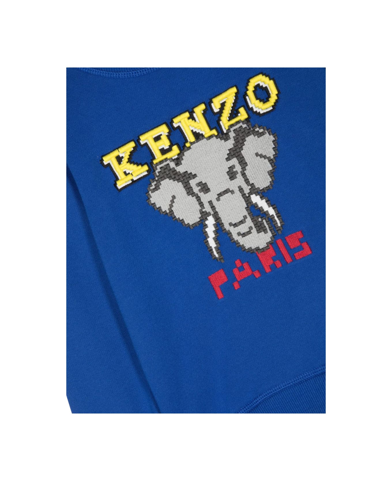 Kenzo Kids Elephant Crewneck Sweatshirt - BLUE