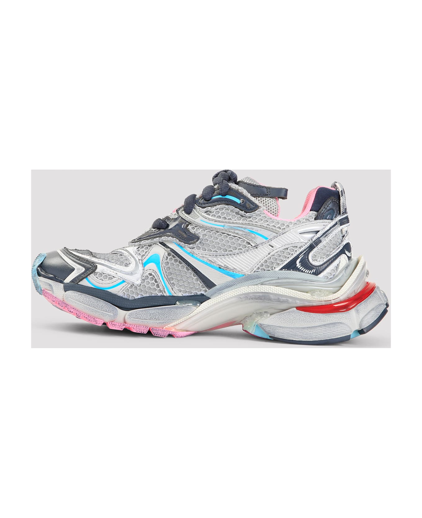 Balenciaga Runner 2 Sneakers - Blue Pink Red