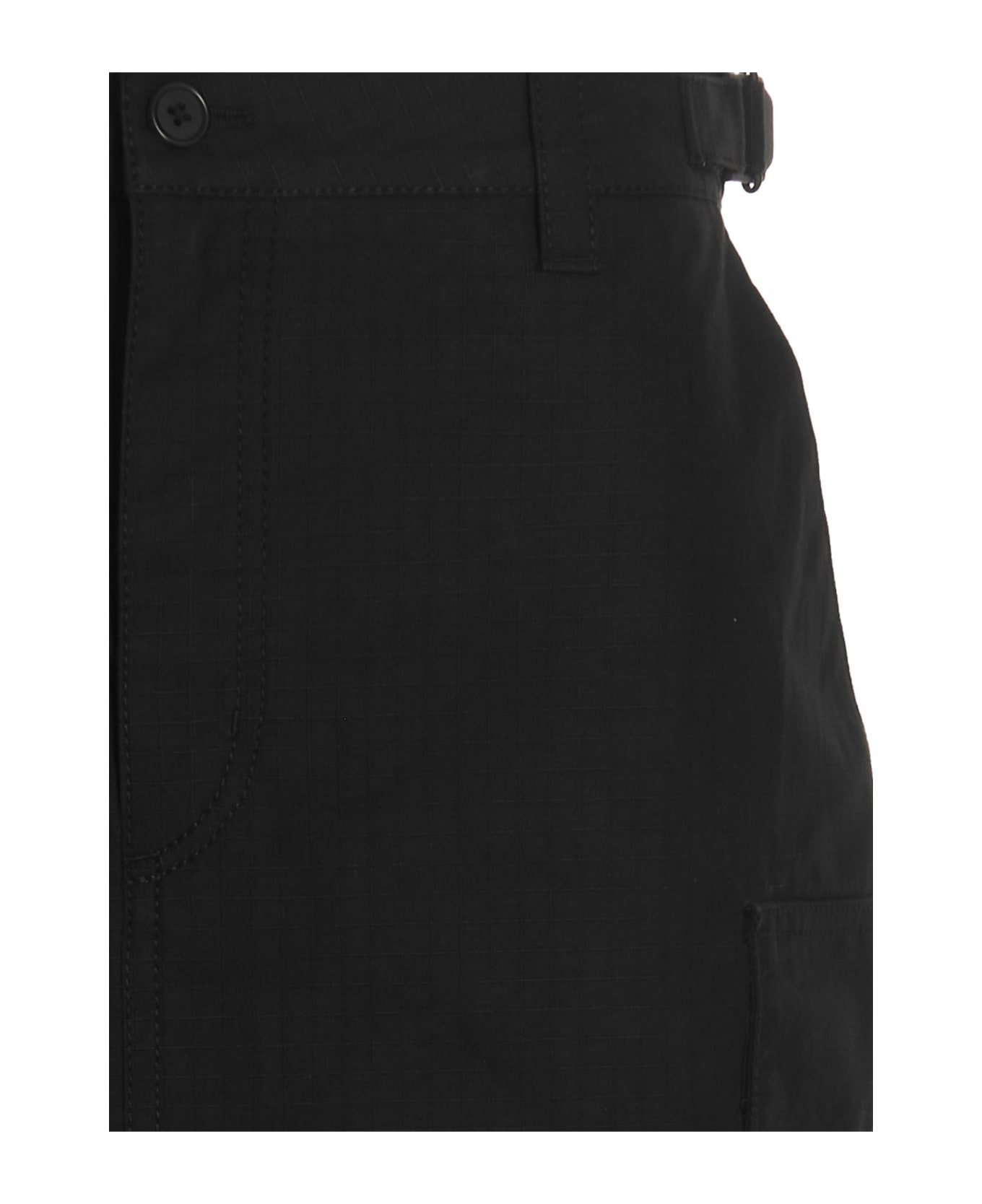 WARDROBE.NYC Cargo Midi Skirt - Black  