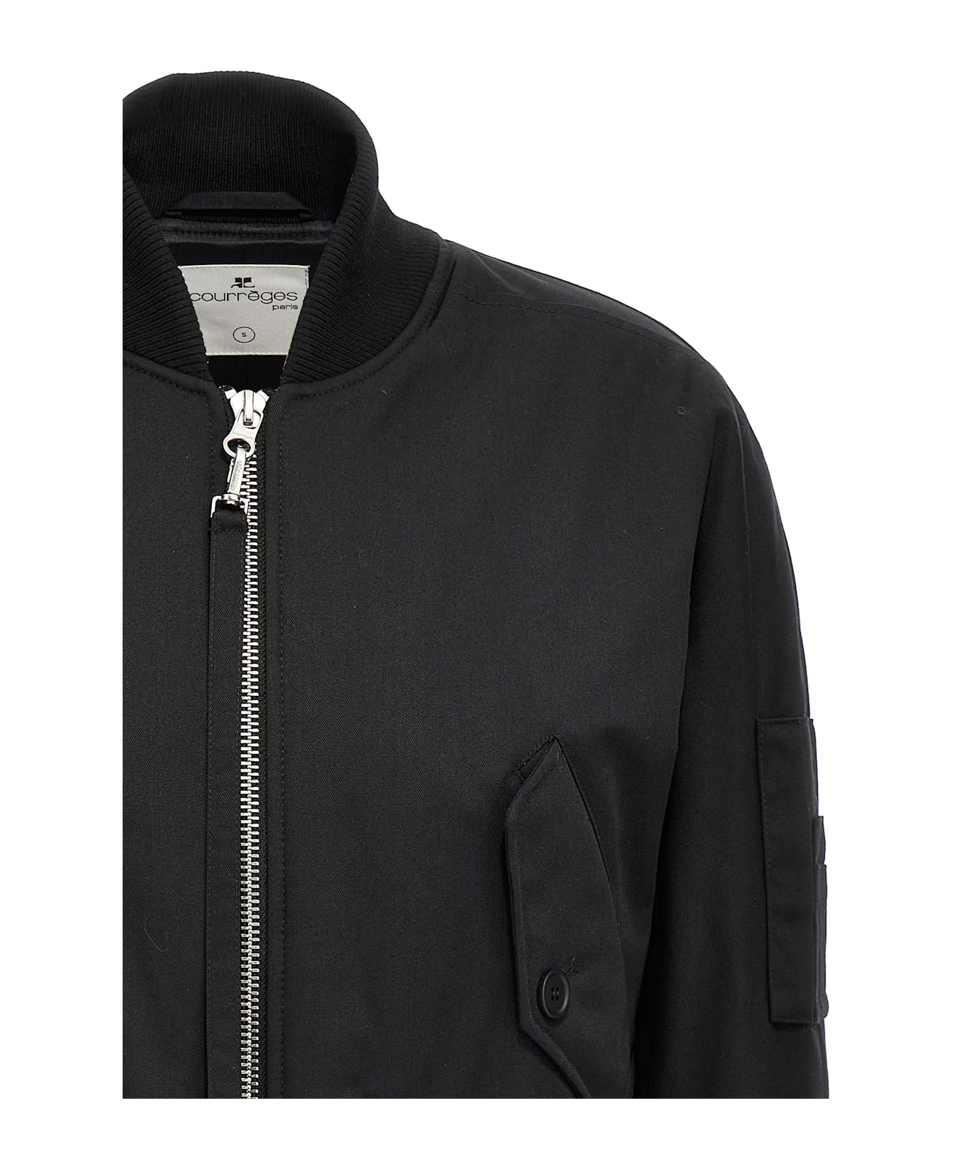 Courrèges Scuba Bomber Jacket - Black  